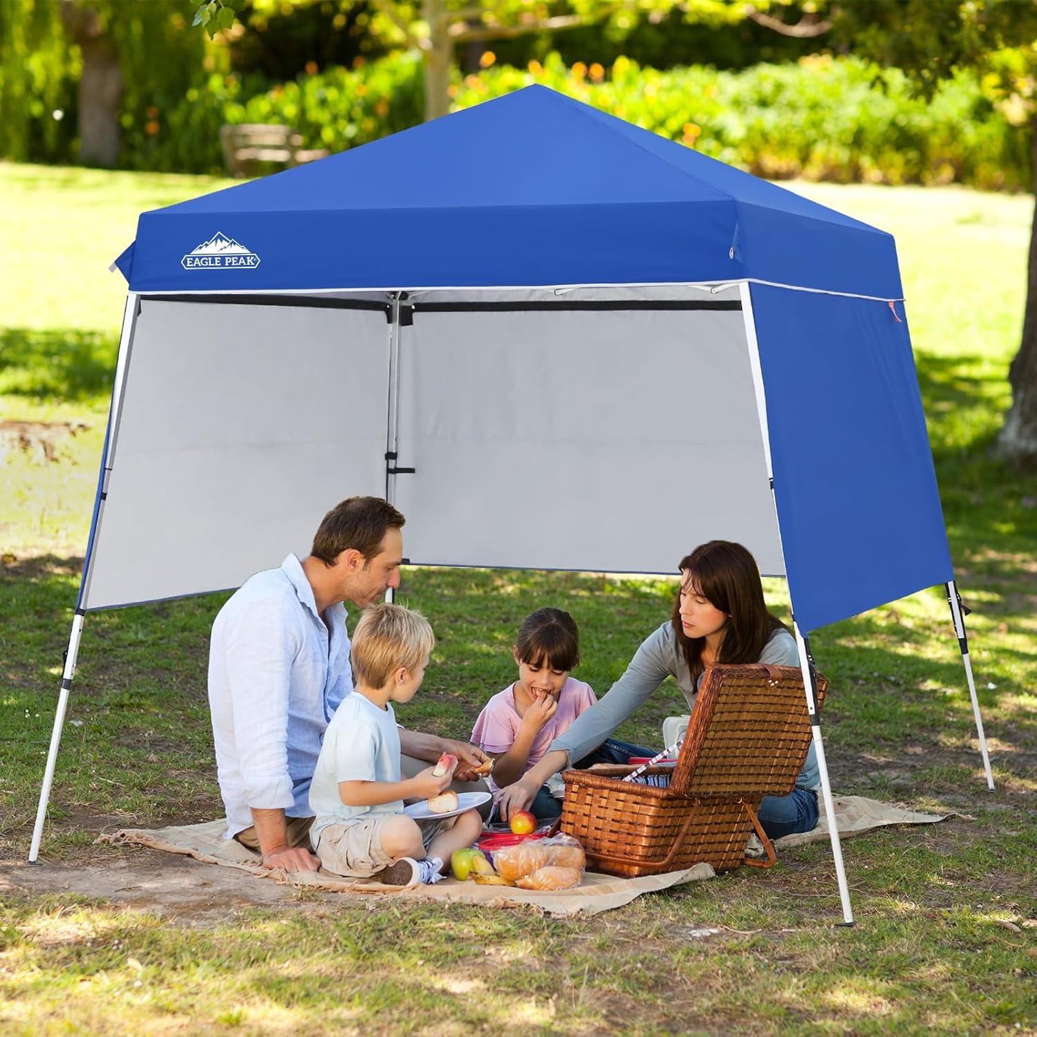 Carpa Pop Up EAGLE PEAK 8x8 Plegable Aluminio Azul