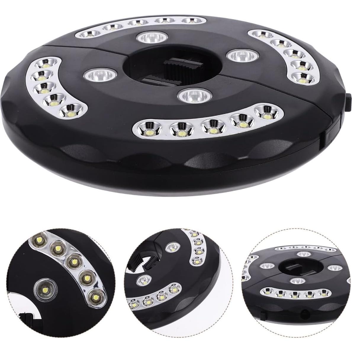 Luz de Paraguas Gadpiparty 28 LEDs Portátil Inalámbrica