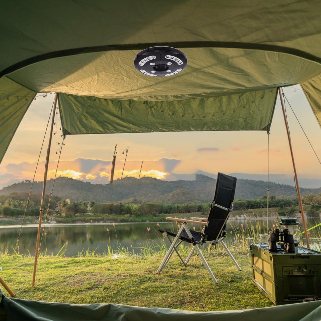 Luz de Paraguas Gadpiparty 28 LEDs Portátil Inalámbrica