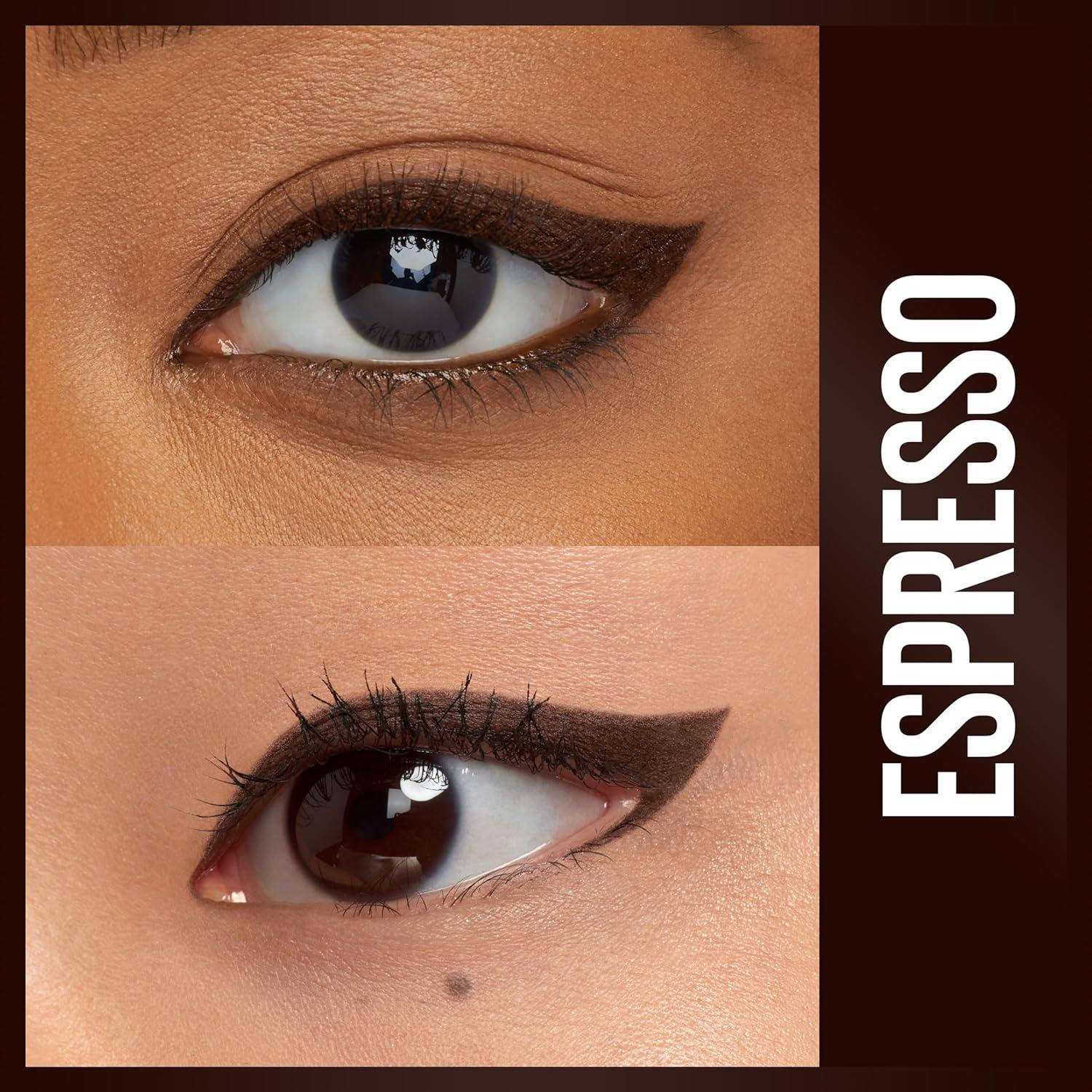 Lápiz de Eyeliner Mecánico Impermeable Maybelline Espresso - 2 Unidades