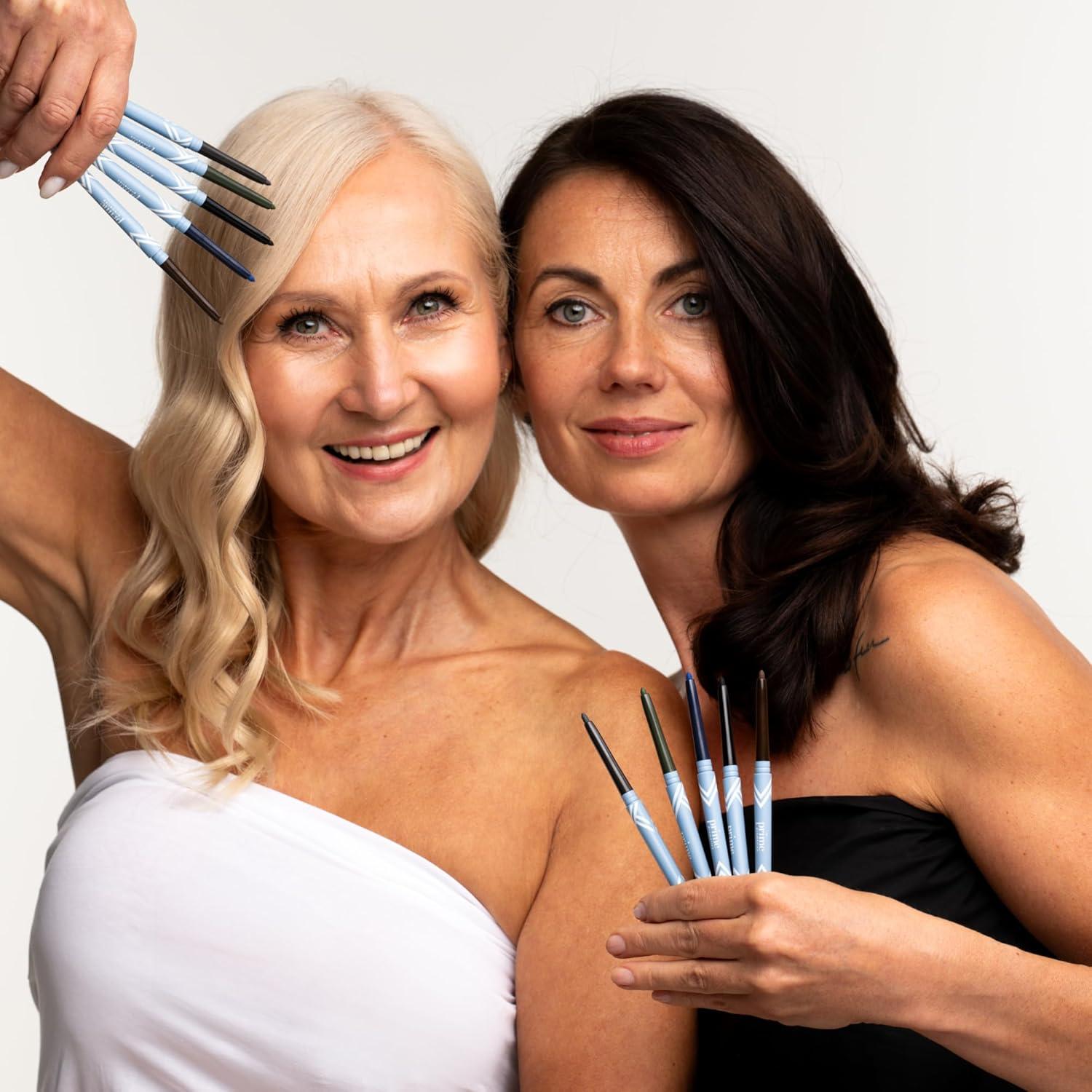 Delineador PrimeEyes Glide Negro - Resistente al Agua y Larga Duración