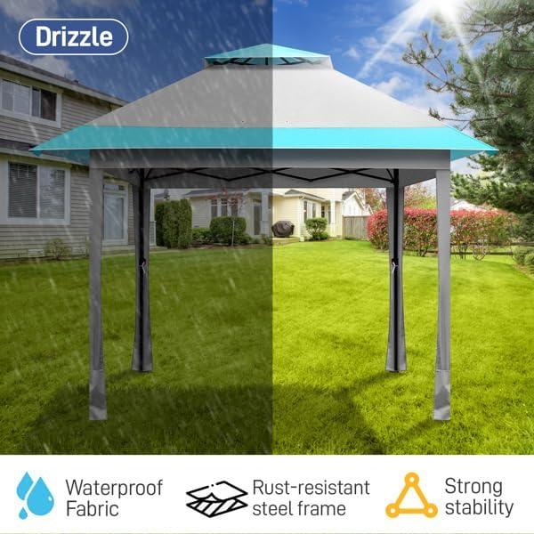 Carpa Plegable 3x3m Genérico Impermeable con Paredes Desmontables