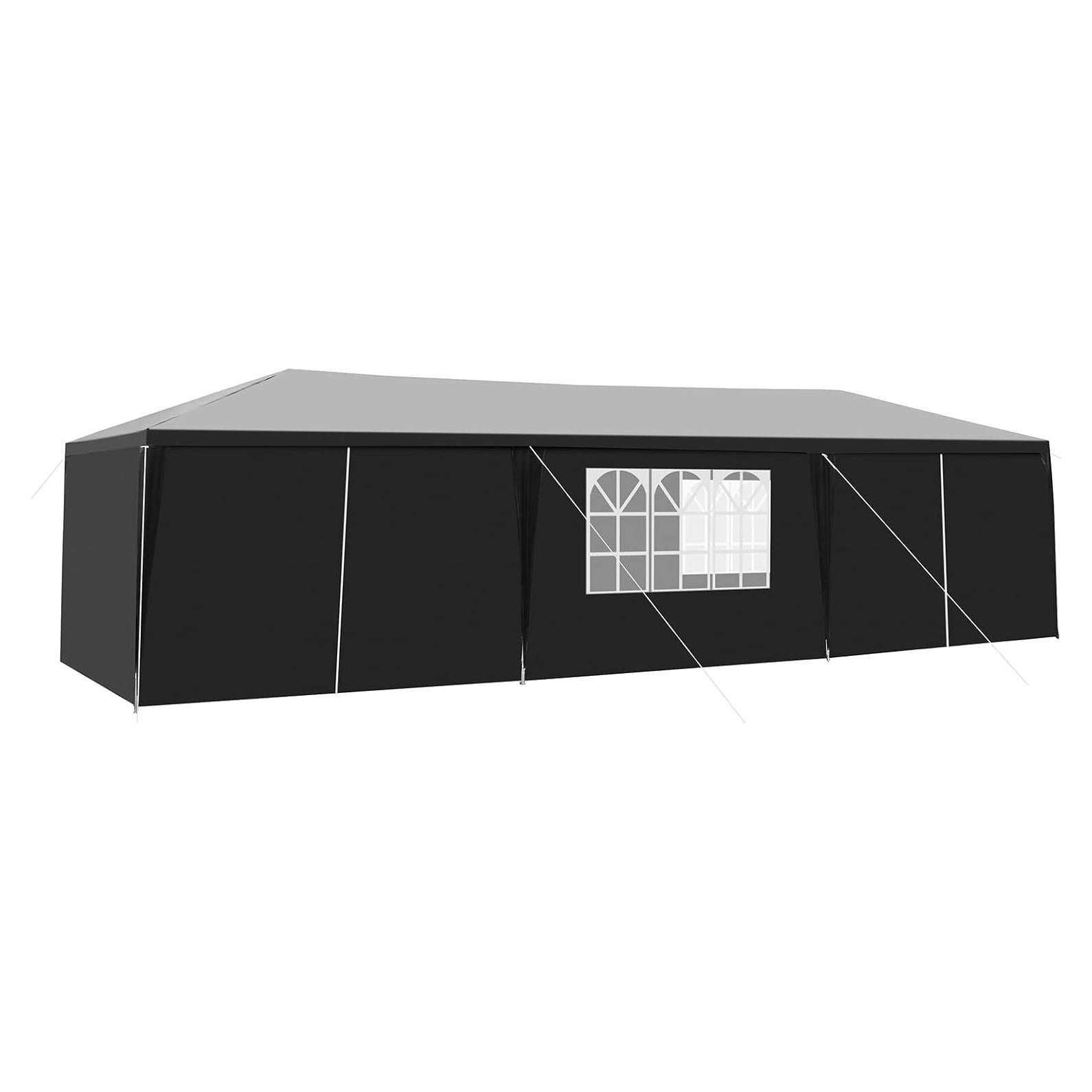 Carpa de Fiesta HEPMIMZHU 9x3m Impermeable con Paredes Removibles