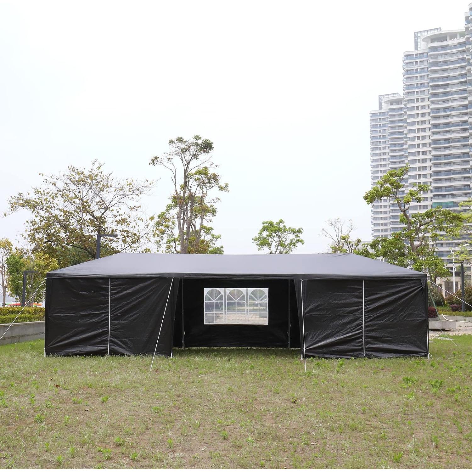 Carpa de Fiesta HEPMIMZHU 9x3m Impermeable con Paredes Removibles