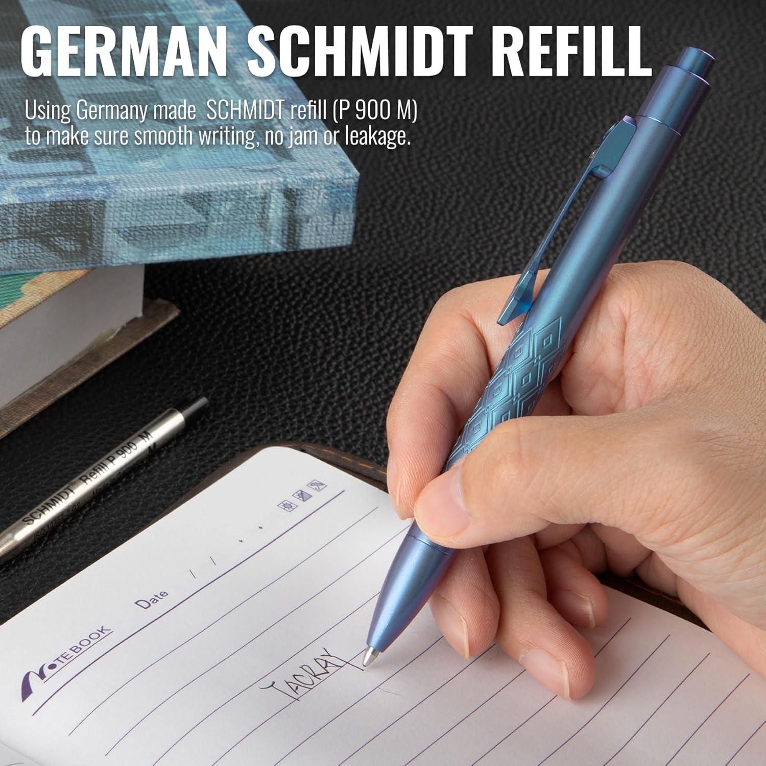 Bolígrafo de Titanio 9TiEDC TR-TAC2101 Azul Fino