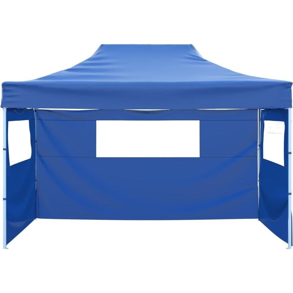 Carpa Plegable Profesional WHOPBXGAD 2.99x4.0m Azul Acero