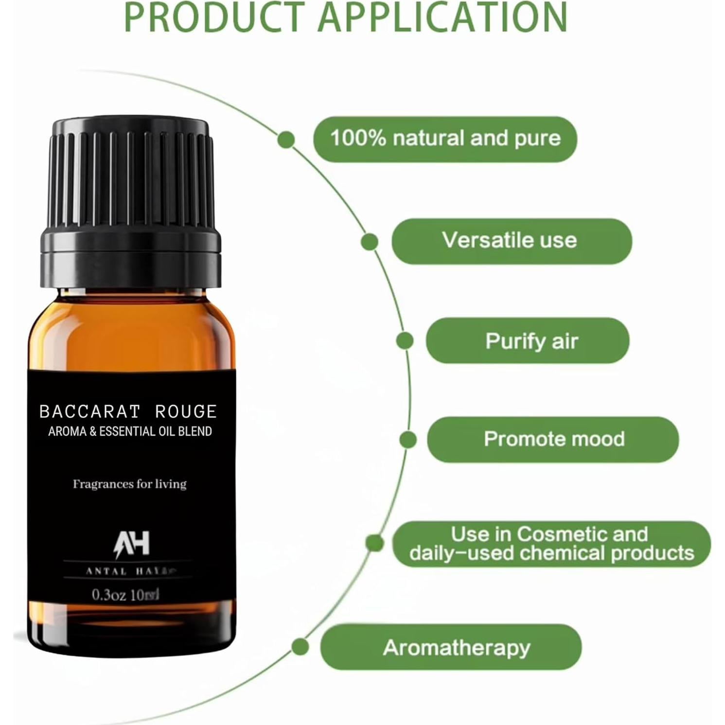 Aceite Difusor Antal Hayat 10 mL Baccarat Rouge 540 - Aroma de Lujo