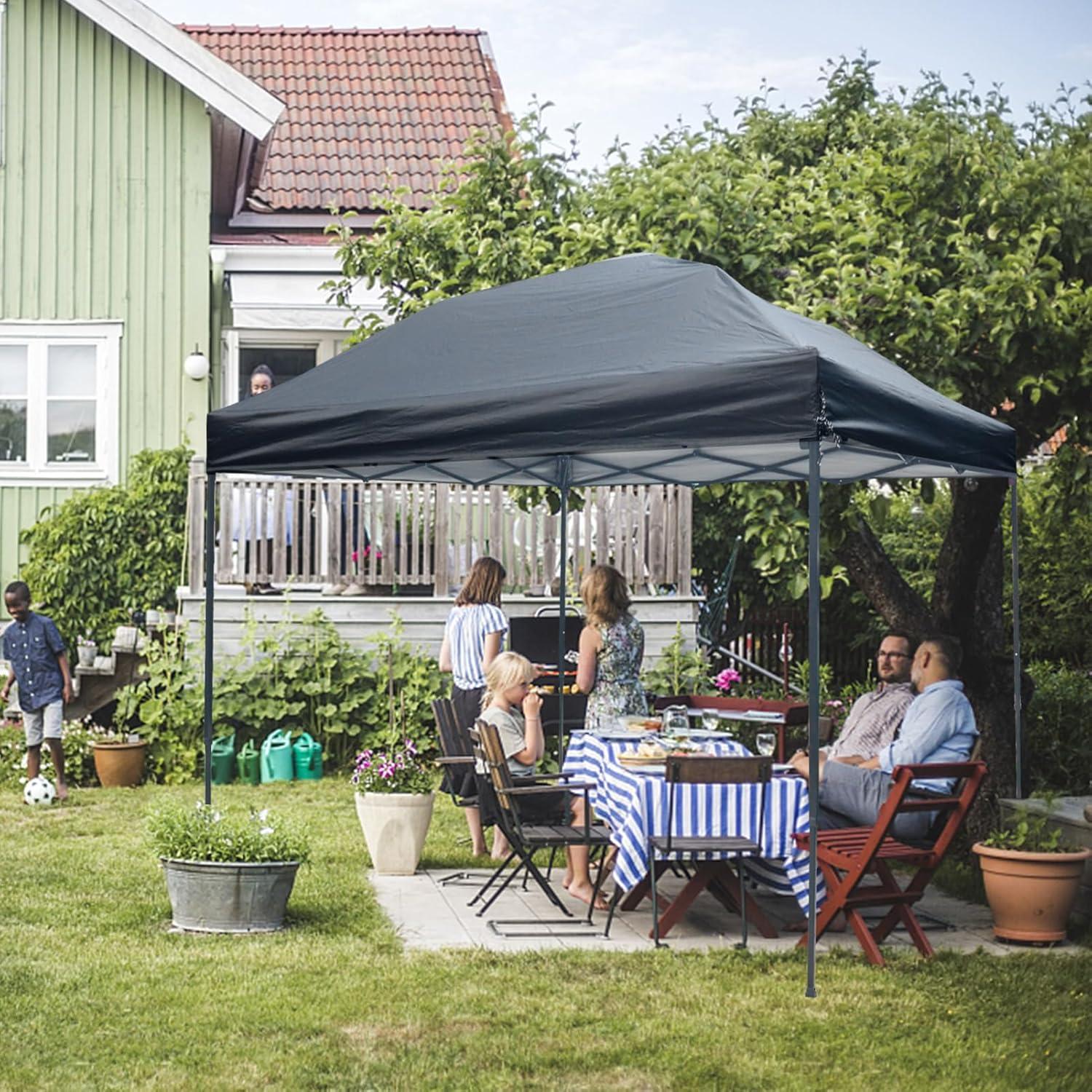 Cubierta Superior de Reemplazo Joramoy 2.44m Impermeable UV Negro