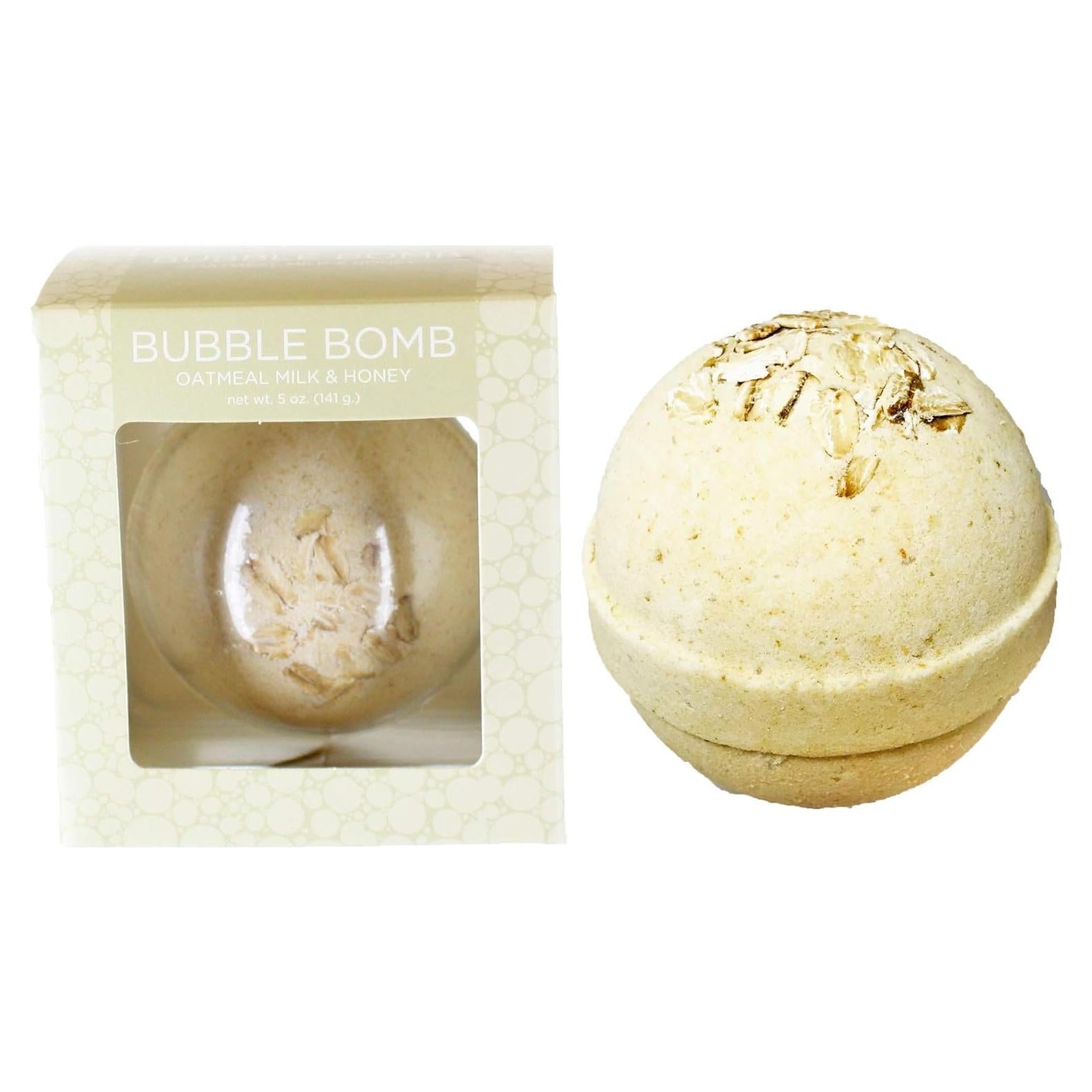 Bomba de Baño Espumosa Dos Hermanas - Avena, Leche y Miel 140g