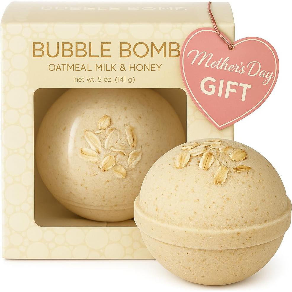 Bomba de Baño Espumosa Dos Hermanas - Avena, Leche y Miel 140g