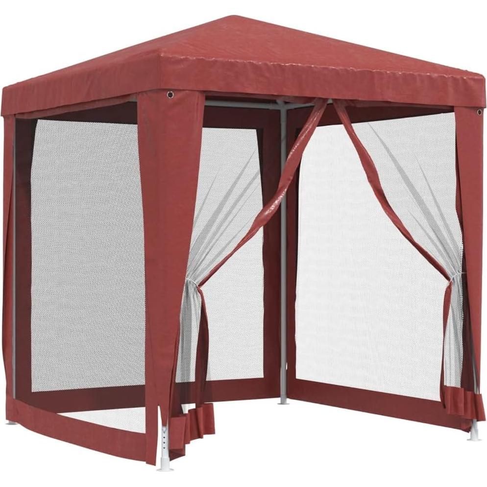 Carpa de Fiesta EVERSTRO 200x200cm con Paredes de Malla Roja