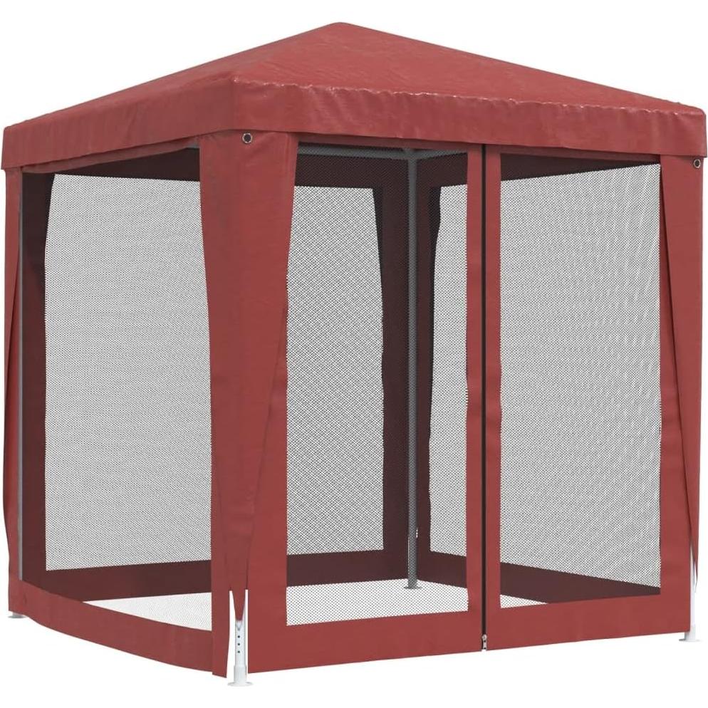 Carpa de Fiesta EVERSTRO 200x200cm con Paredes de Malla Roja