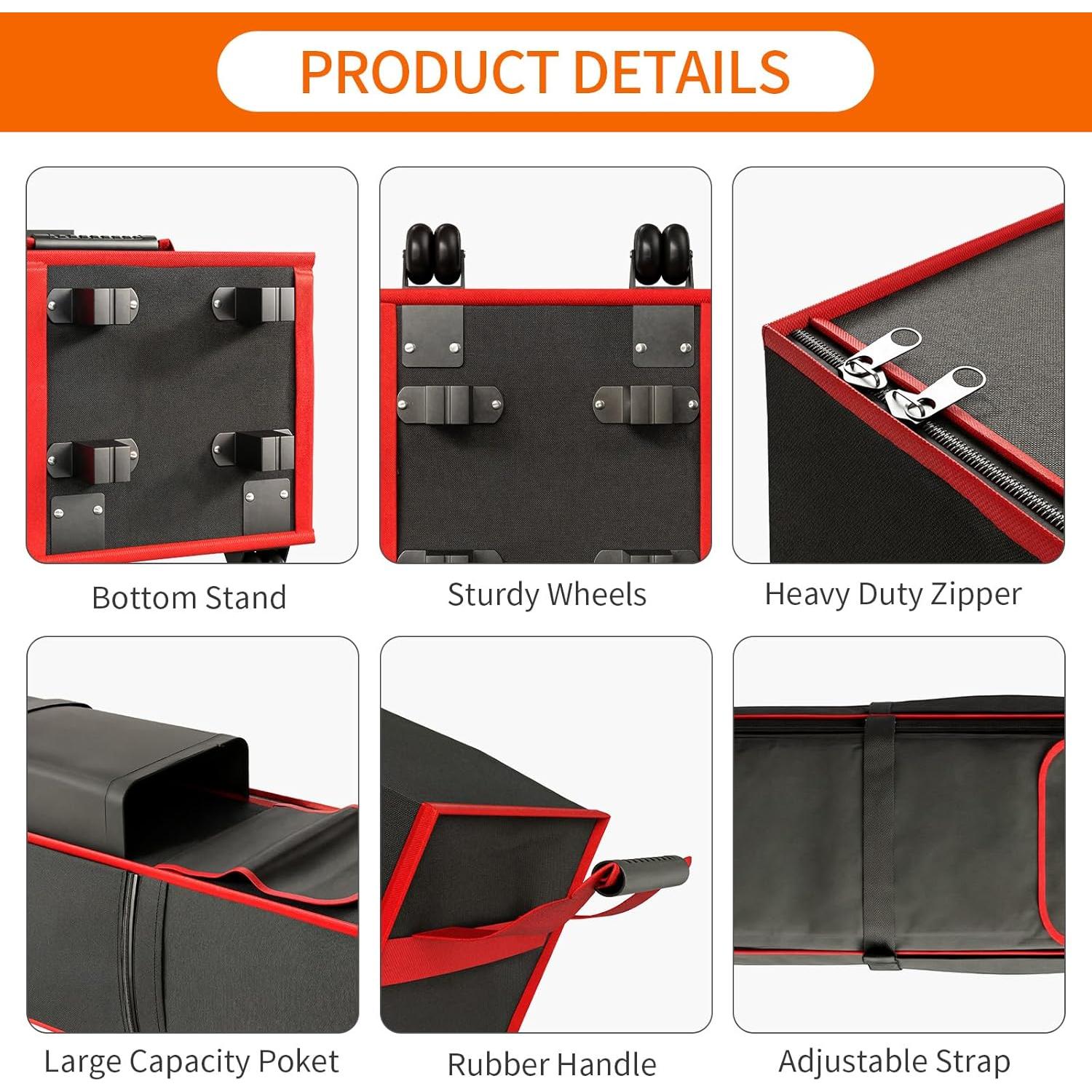 Bolsa de Repuesto para Carpa SEAVERRS 10x10x52 Rojo