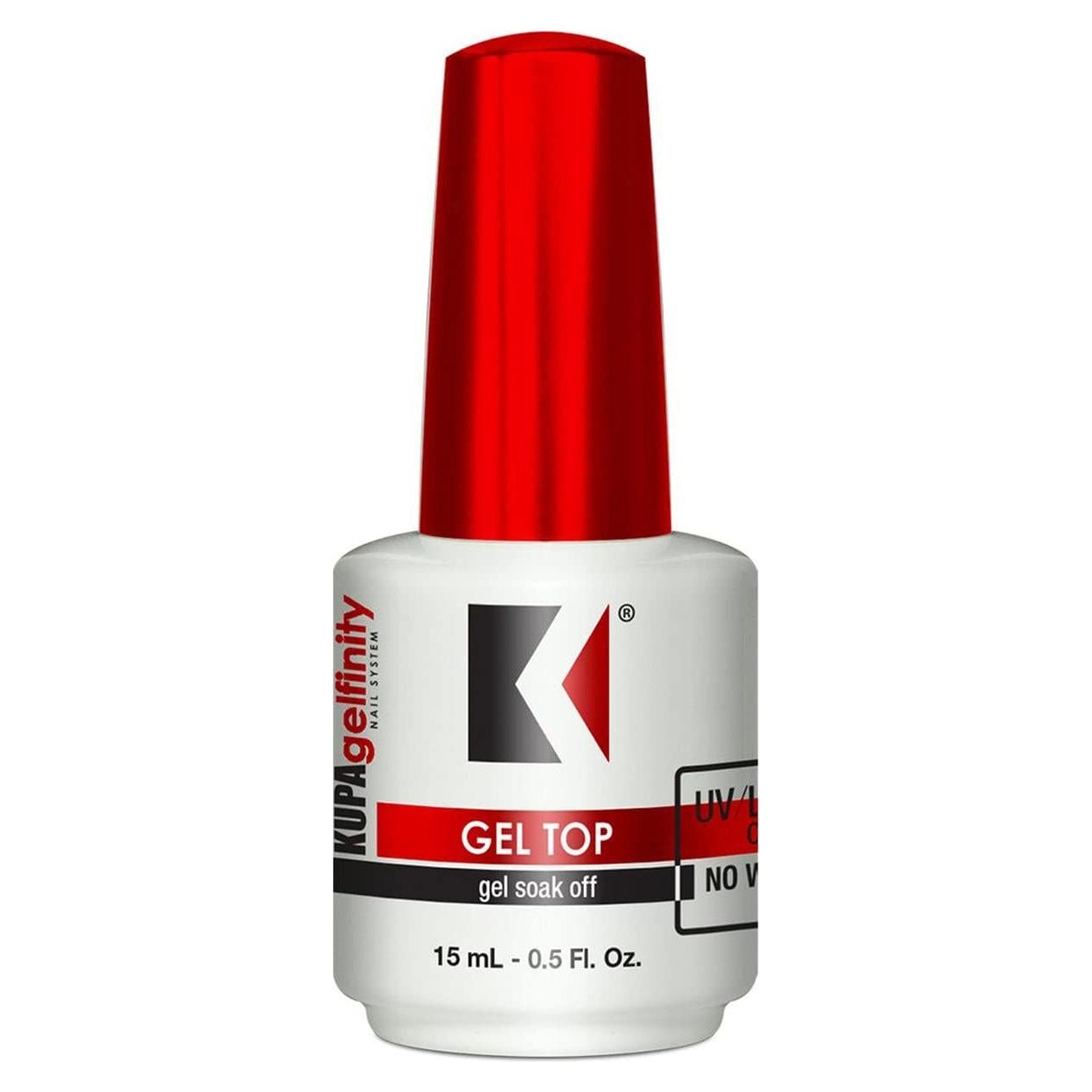 KUPA GelFinity Top Coat Brillante 14.79 ml - Sin Limpieza