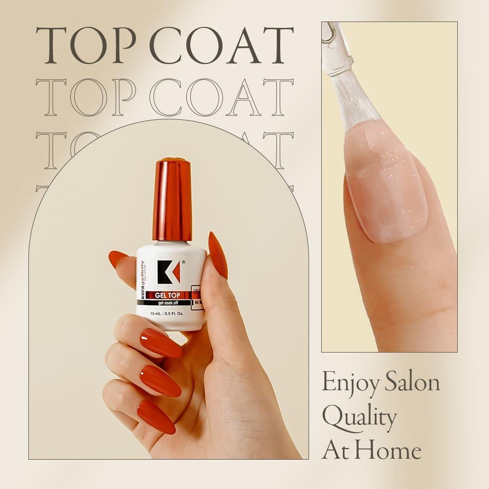 KUPA GelFinity Top Coat Brillante 14.79 ml - Sin Limpieza