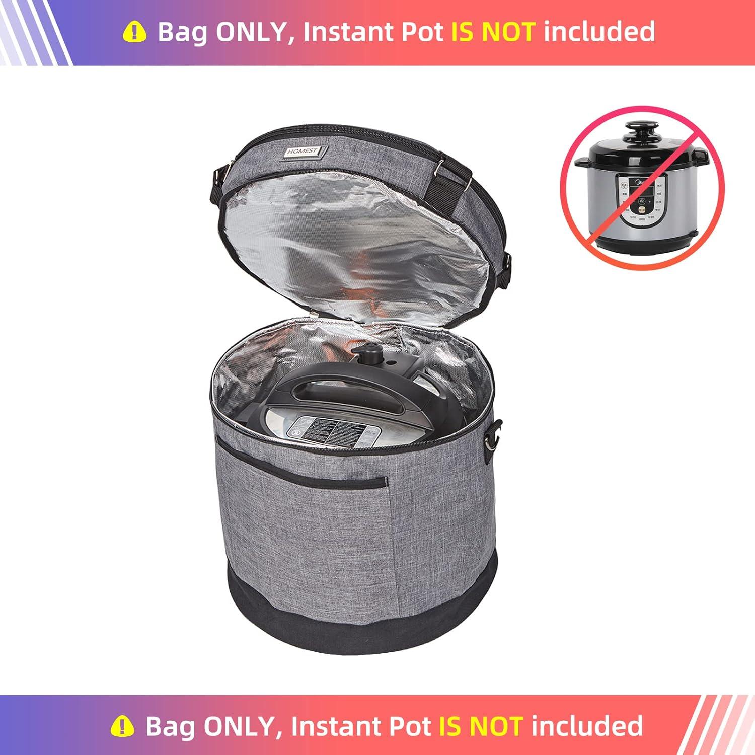 Bolsa de Transporte HOMEST para Olla Instantánea 6QT Gris