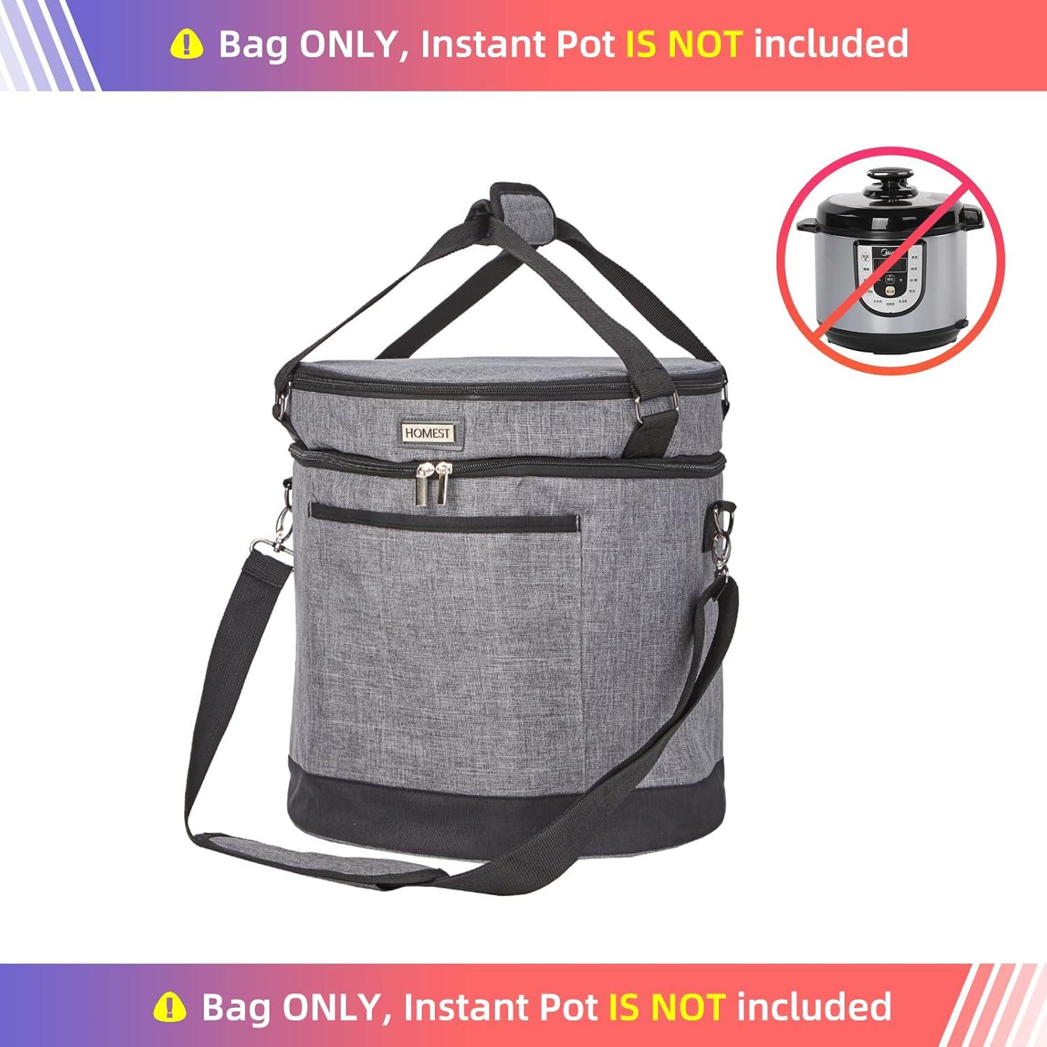 Bolsa de Transporte HOMEST para Olla Instantánea 6QT Gris