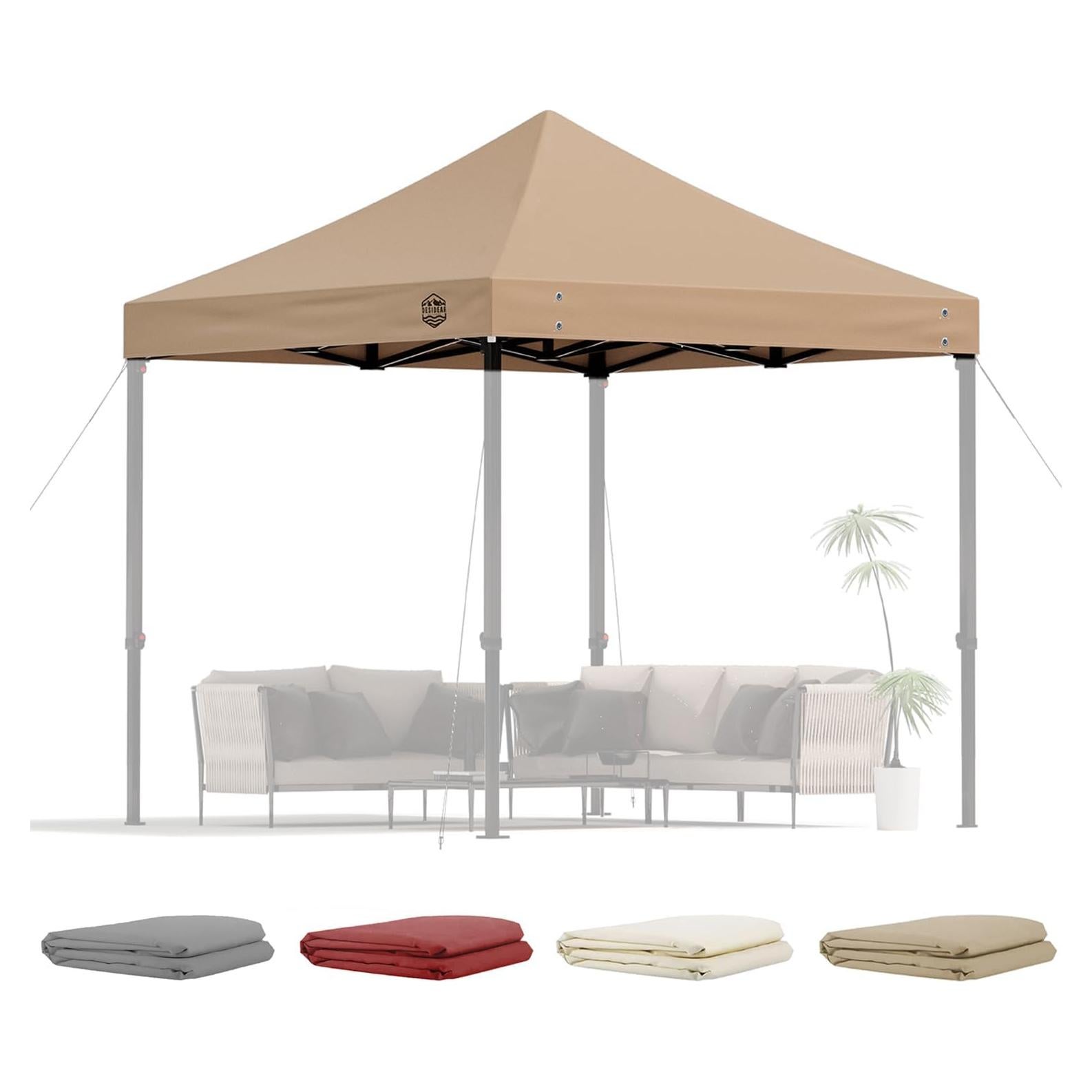 Cubierta de toldo 10x10 Morikoro Tela Oxford Impermeable