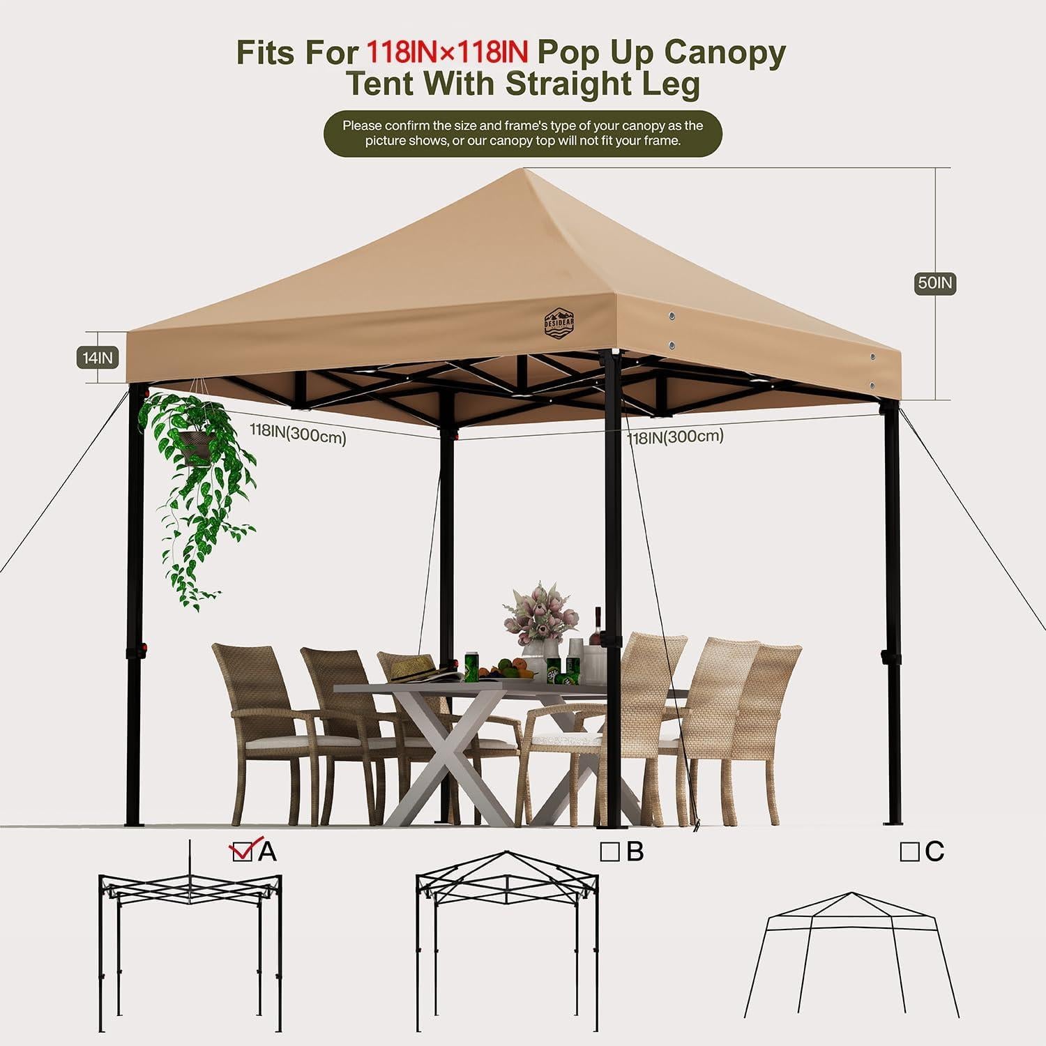 Cubierta de toldo 10x10 Morikoro Tela Oxford Impermeable