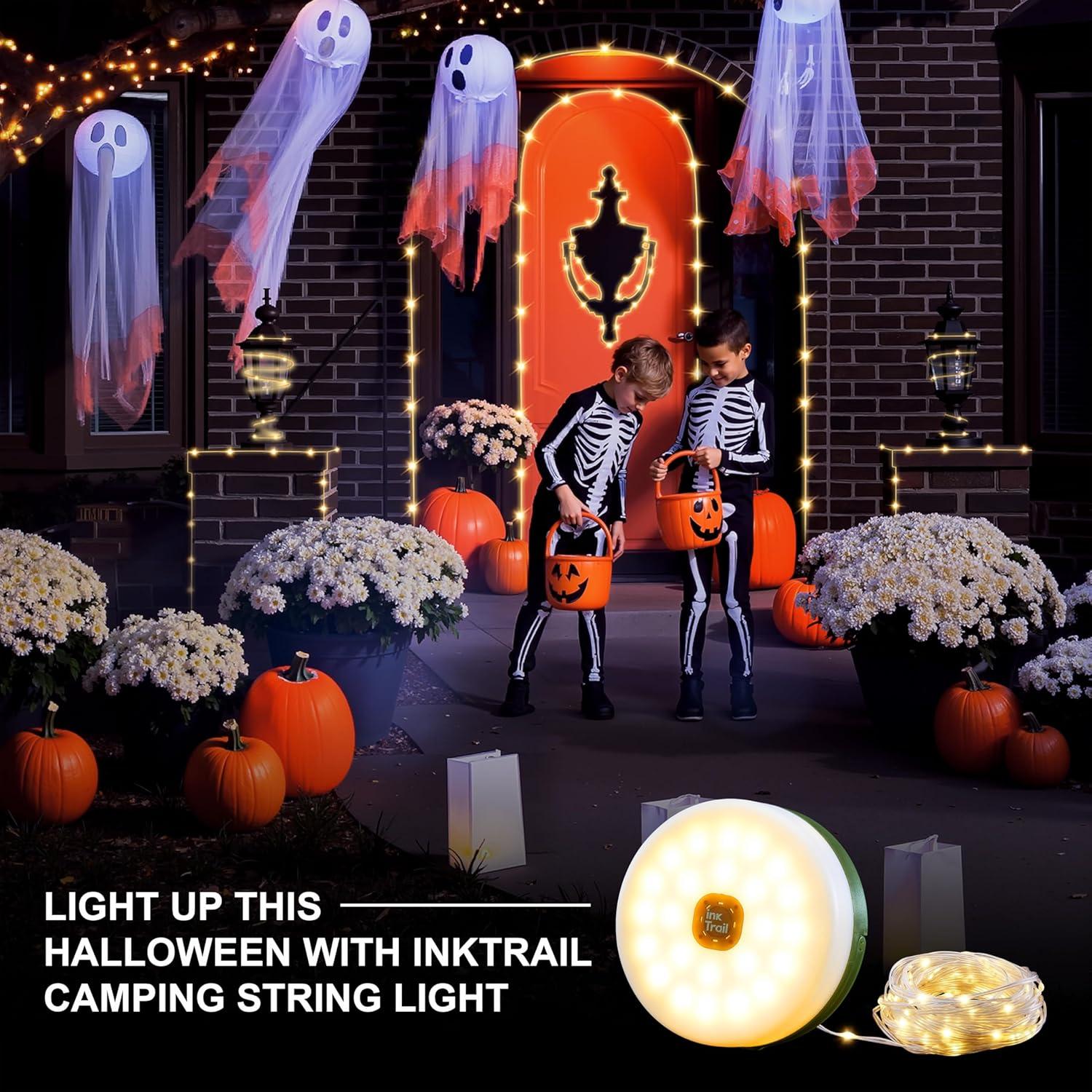 Luces de Camping Solares InkTrail 10M 8 Modos LED Portátil