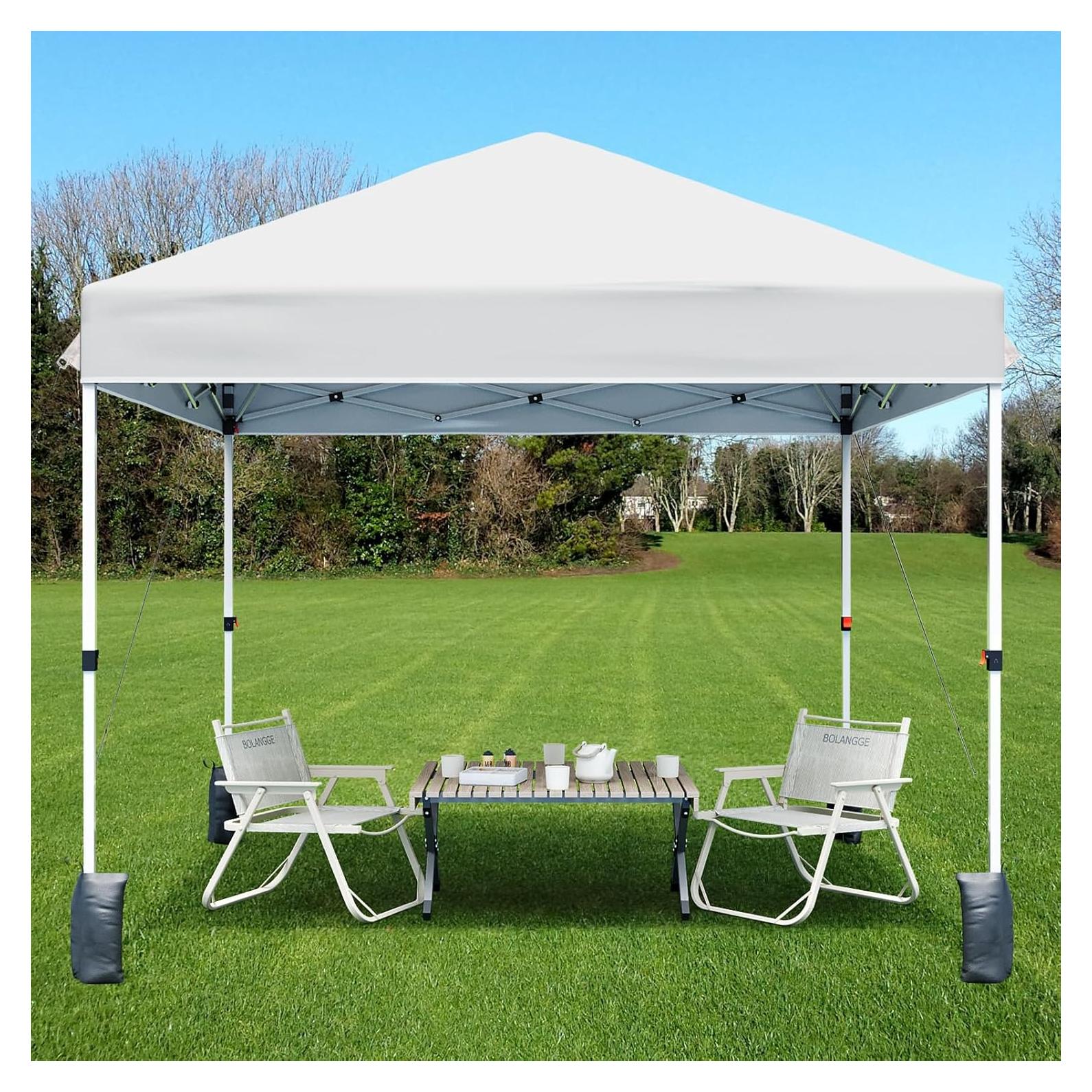 Carpa Plegable PeakPursuit 3x3m Blanca con Altura Ajustable