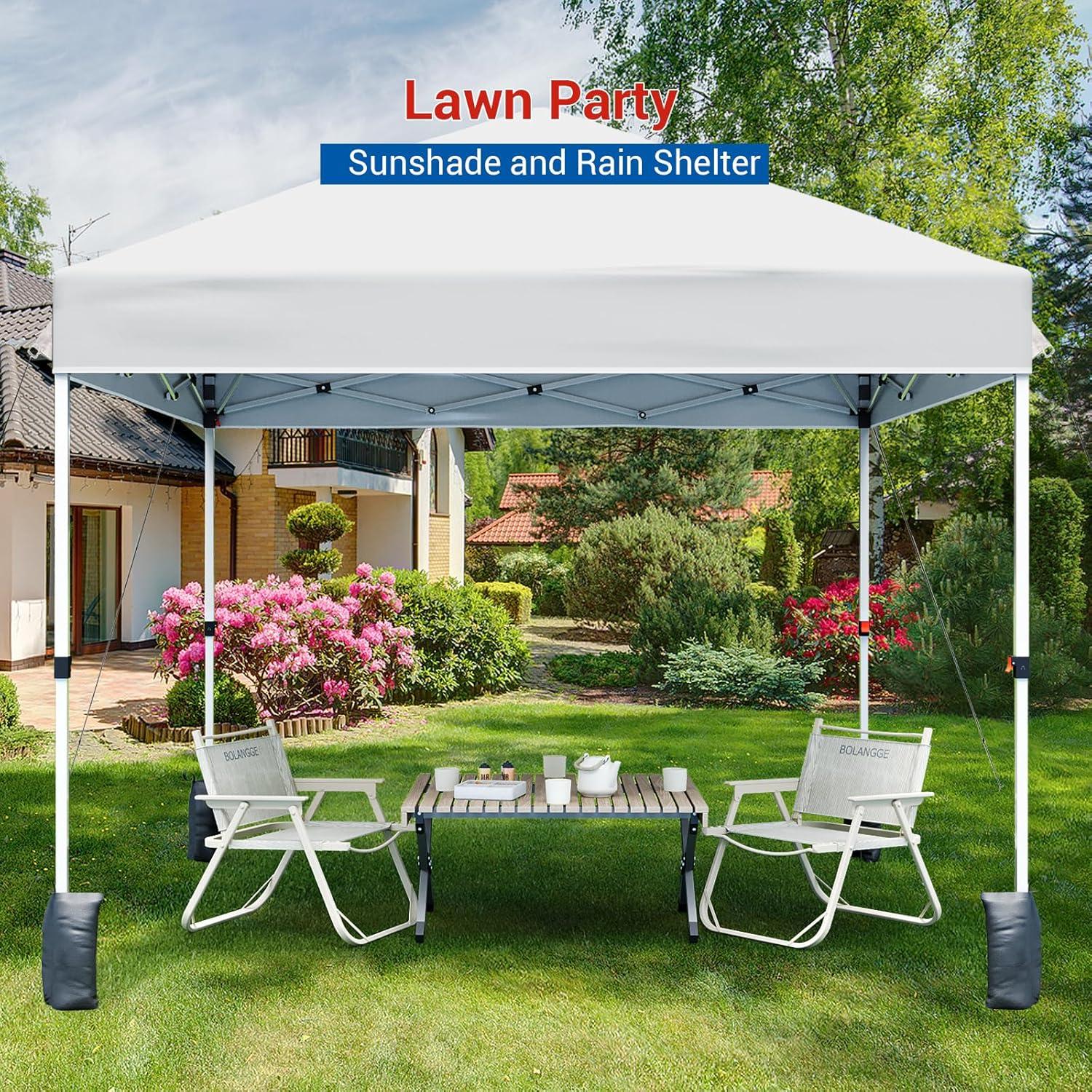 Carpa Plegable PeakPursuit 3x3m Blanca con Altura Ajustable