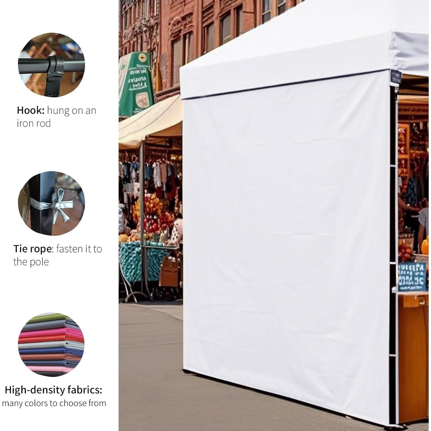 Pared Lateral Impermeable ZONGTI 3Pack 299.72x190.5cm Blanco