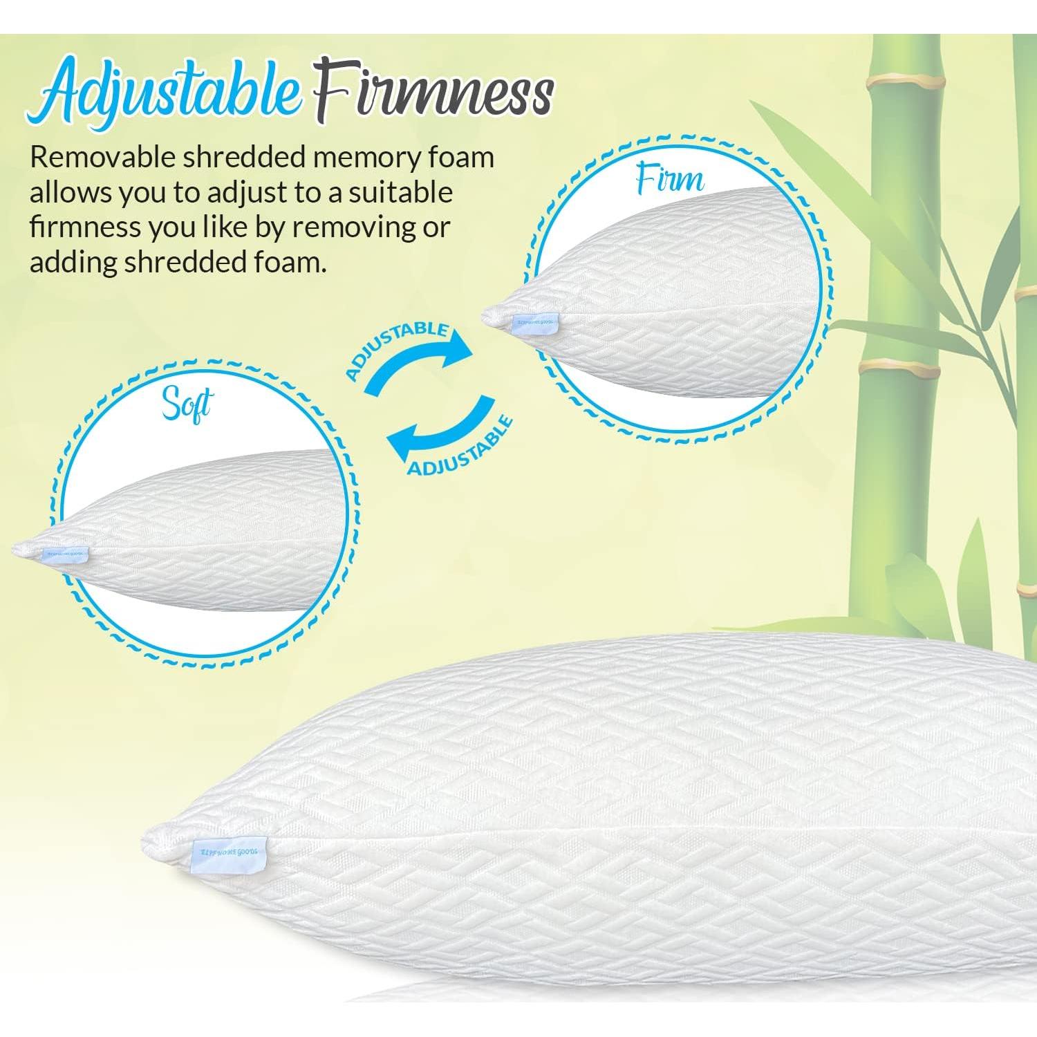 Almohada de Espuma Viscoelástica Ajustable Elif Home Queen