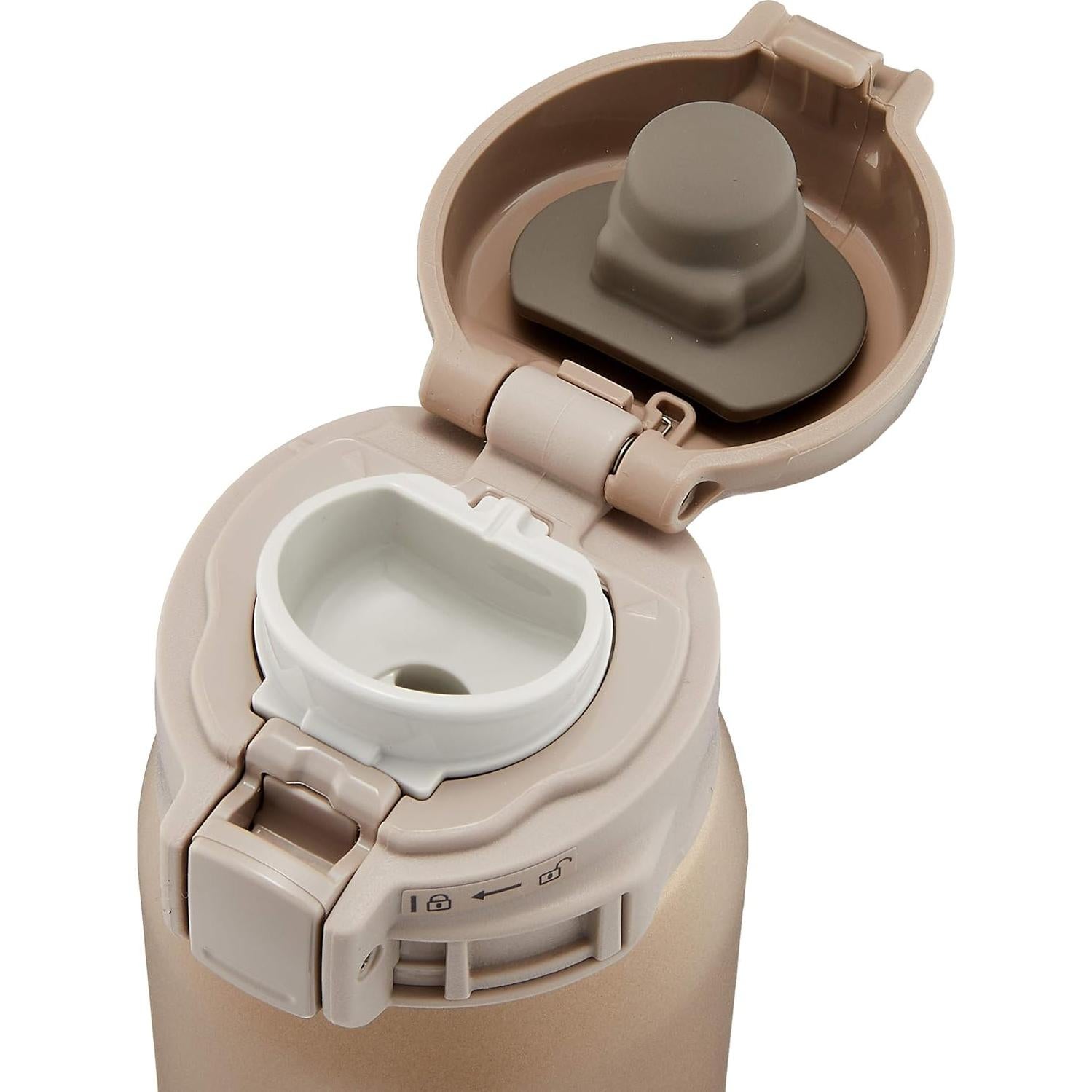 Taza de Acero Inoxidable Zojirushi 0.36L Beige Dorado