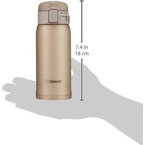 Taza de Acero Inoxidable Zojirushi 0.36L Beige Dorado