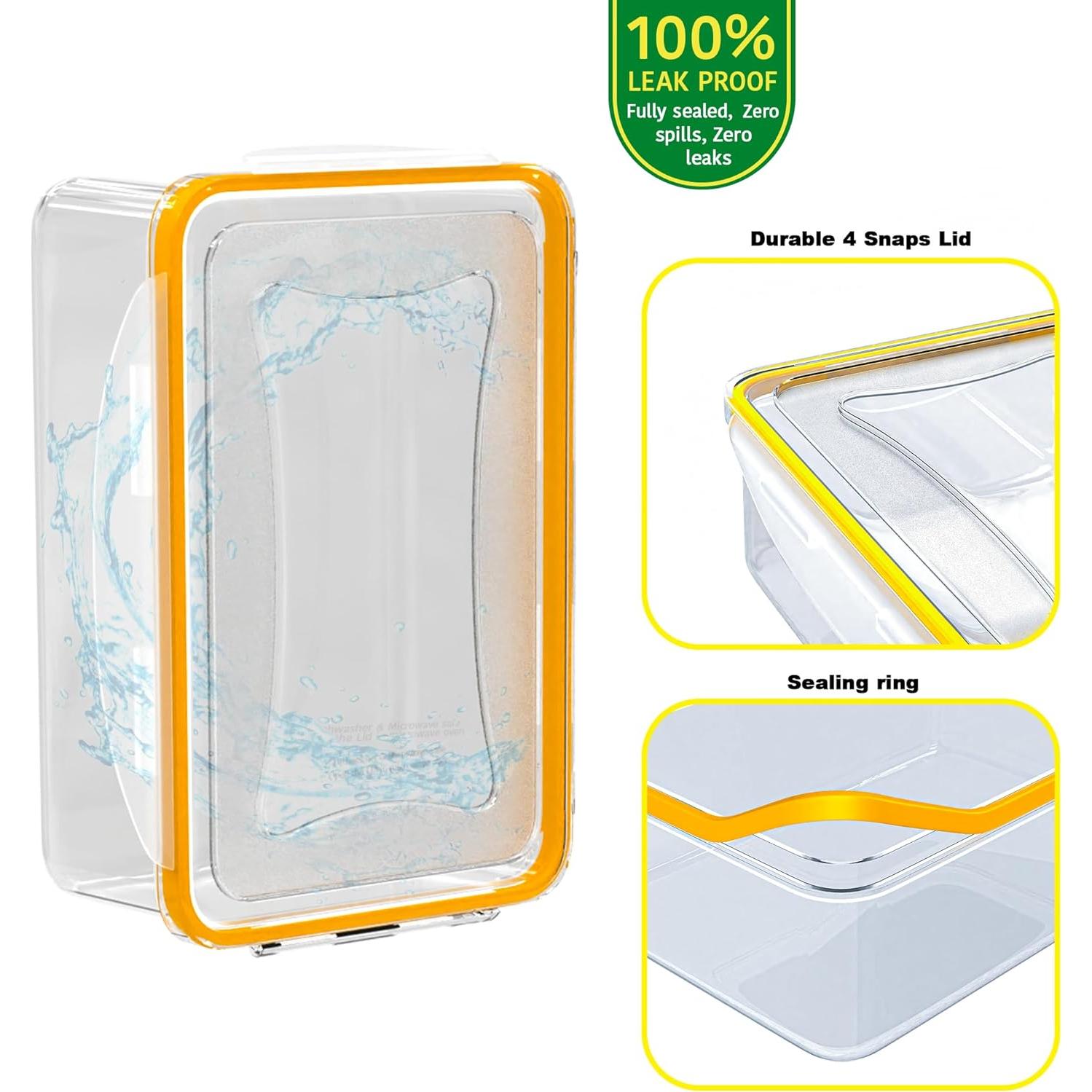 Contenedores de Almacenamiento de Alimentos RockBerry 40 Pcs