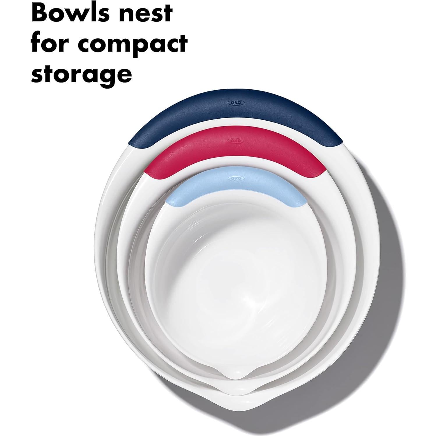 Juego de Tazones de Mezcla OXO Good Grips 3 Piezas 4.7L