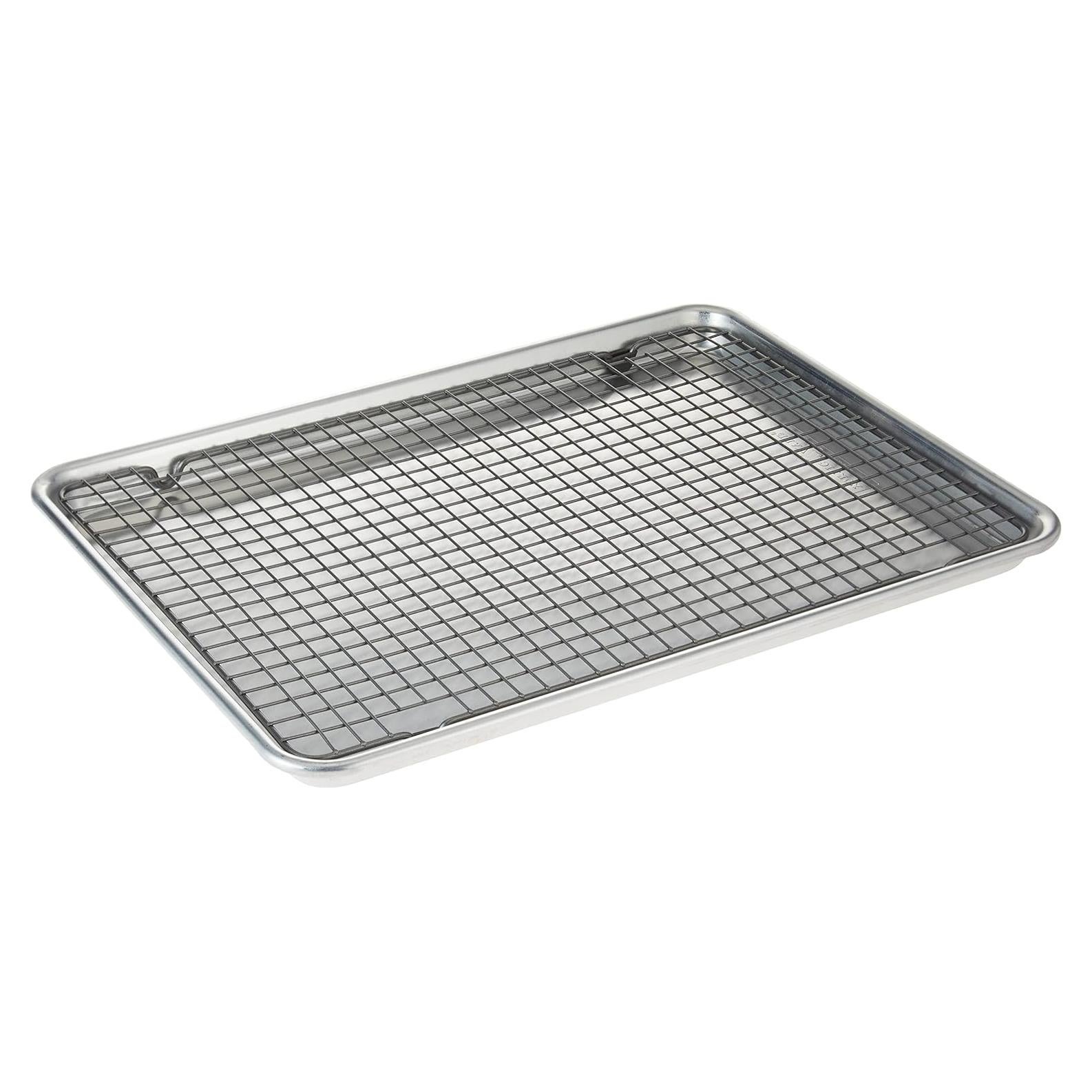 Bandeja Media con Rejilla Antiadherente Nordic Ware 45.7x32.8cm