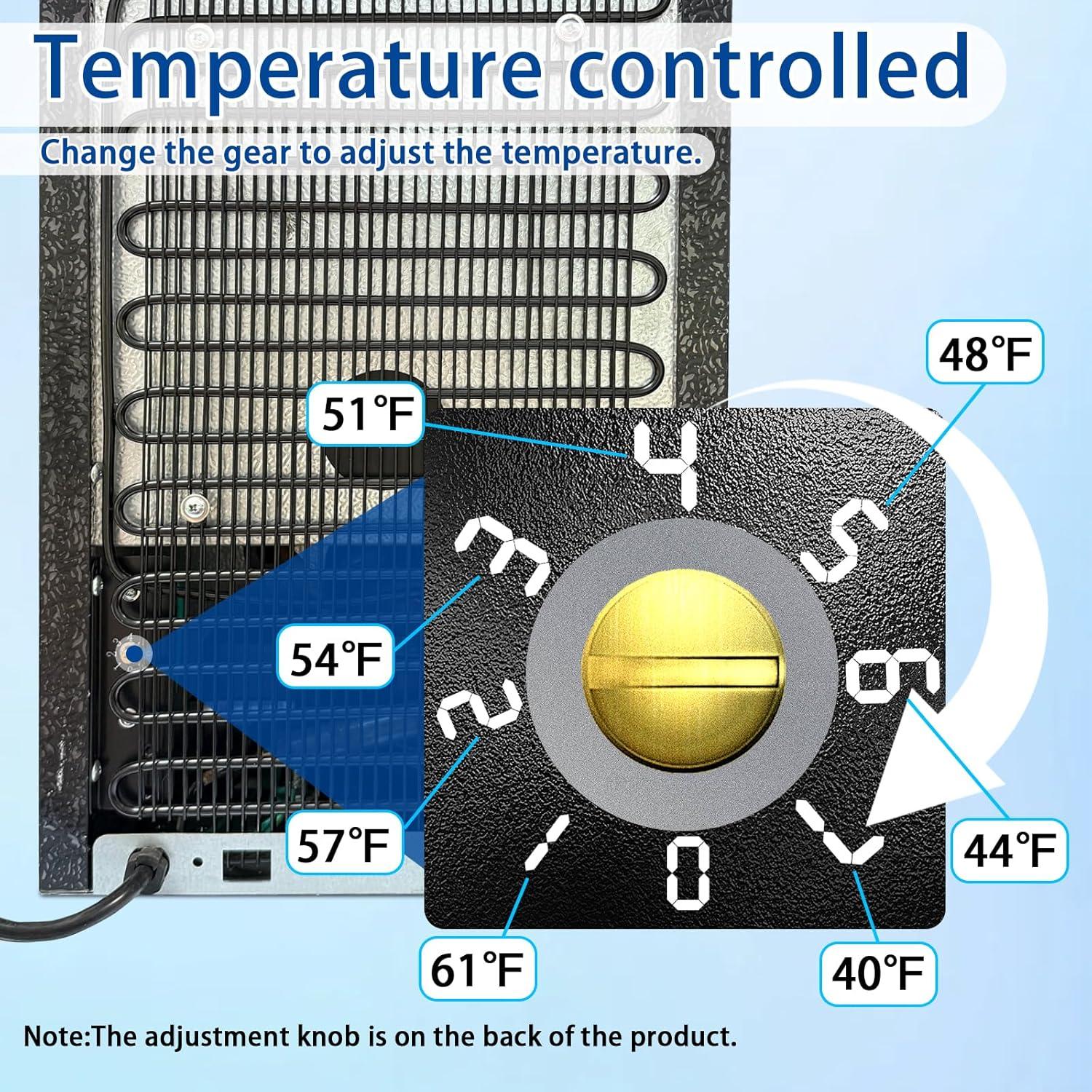 Mini Nevera Erivess 0.9 Pies Cúbicos con Espejo - 24 Latas