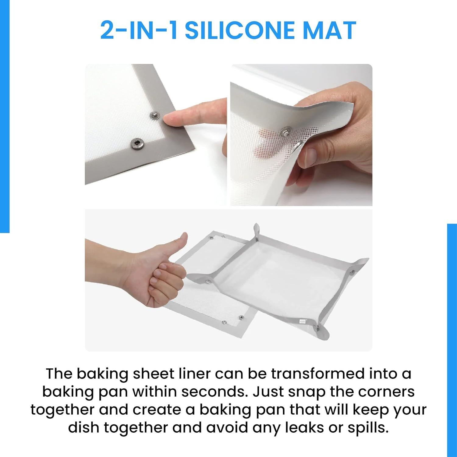 Alfombrilla de Silicona 2 en 1 Grand Fusion 30x40 cm Antiadherente