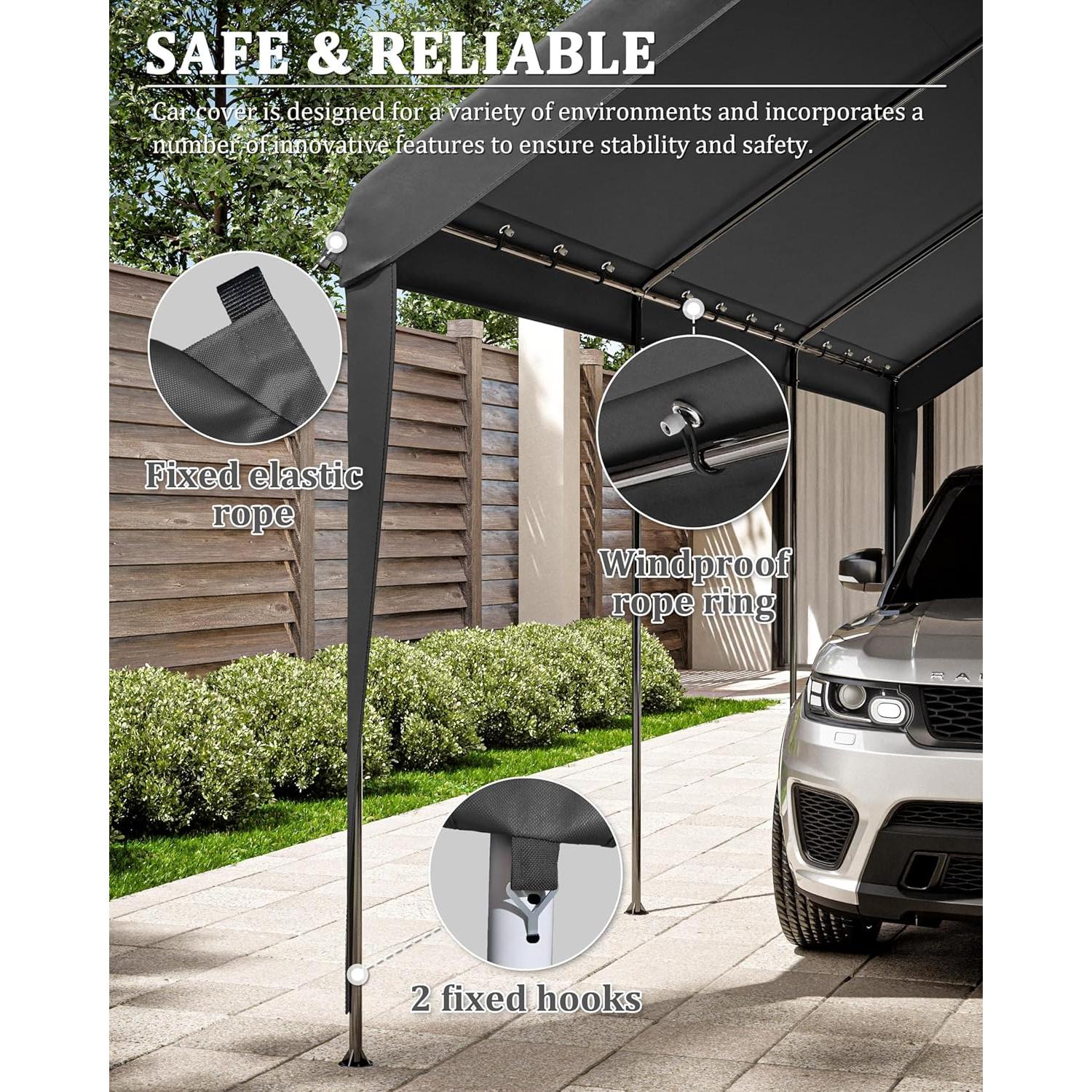 Cubierta de Reemplazo para Carpa Snubbull 10x6 m Impermeable