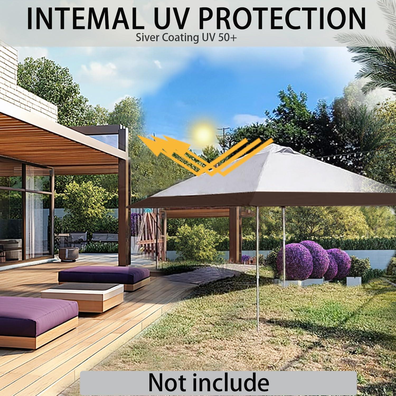 Cubierta Superior de Reemplazo Fokocy 13x13 Pies Impermeable