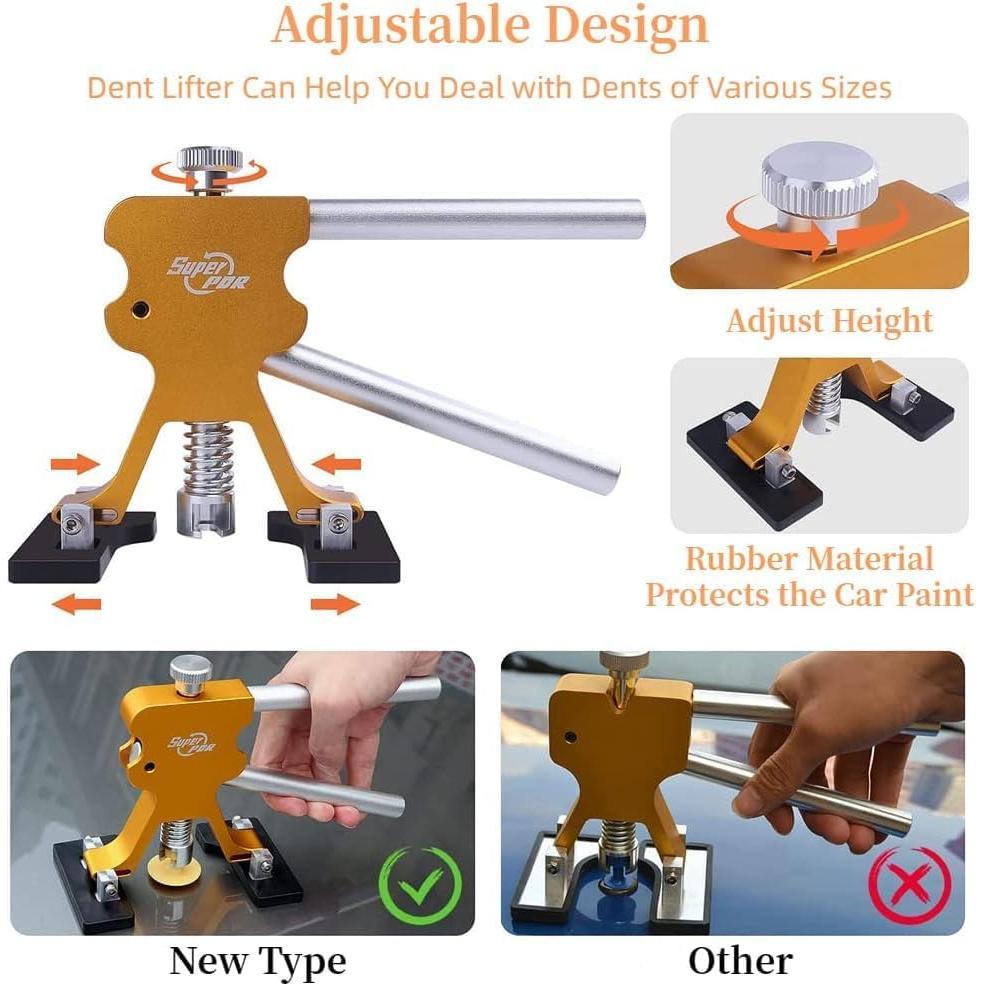 Kit de Reparación de Abolladuras Super PDR - Herramientas 3,70 kg