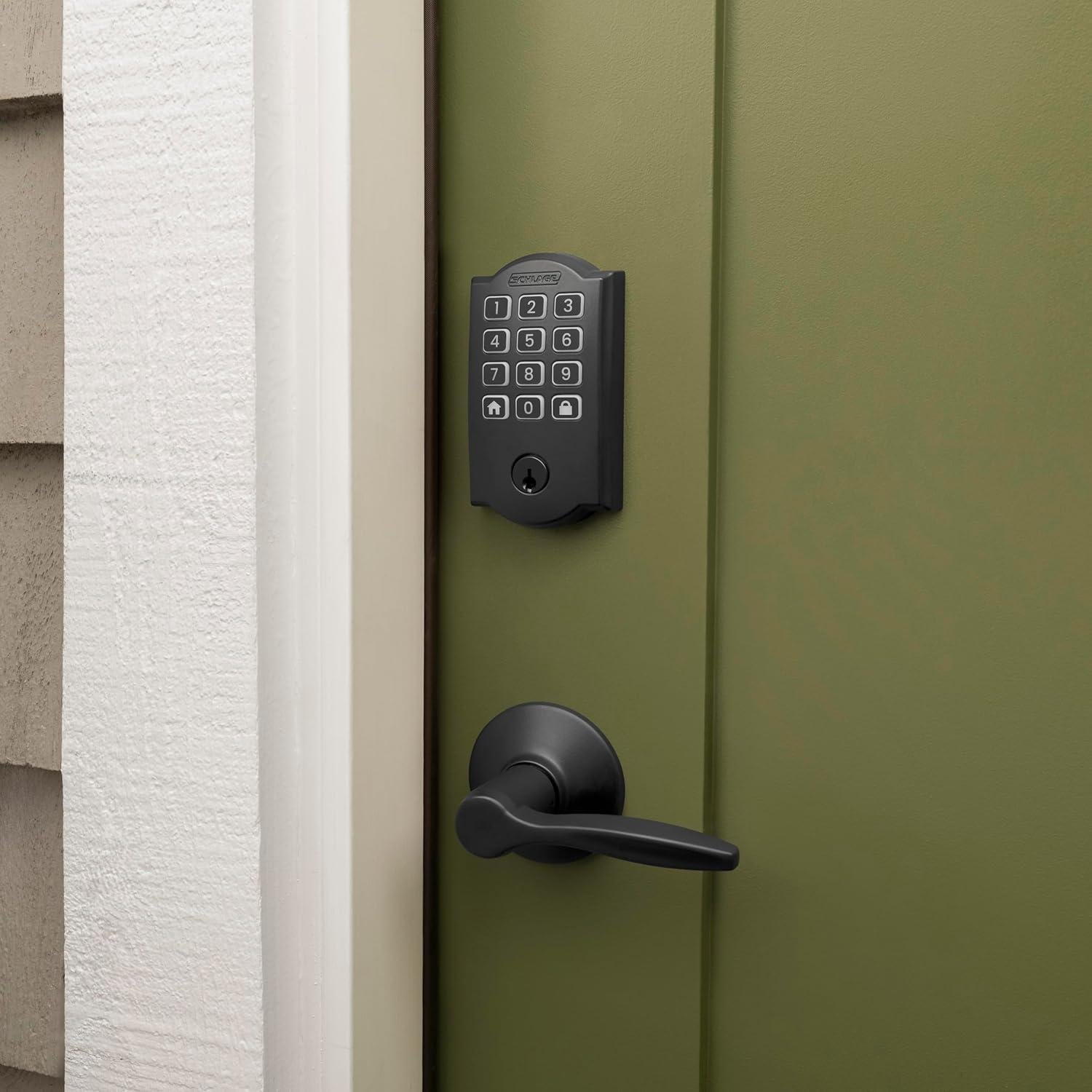 Cerradura Inteligente Schlage Arrive WiFi Camelot, Negro Mate