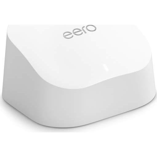 Amazon eero 6 mesh wifi extender with 1-month free eero Plus (auto-renews) - Add up to 1,500 sq. ft. of Wi-Fi 6 coverage to your existing eero mesh wifi network