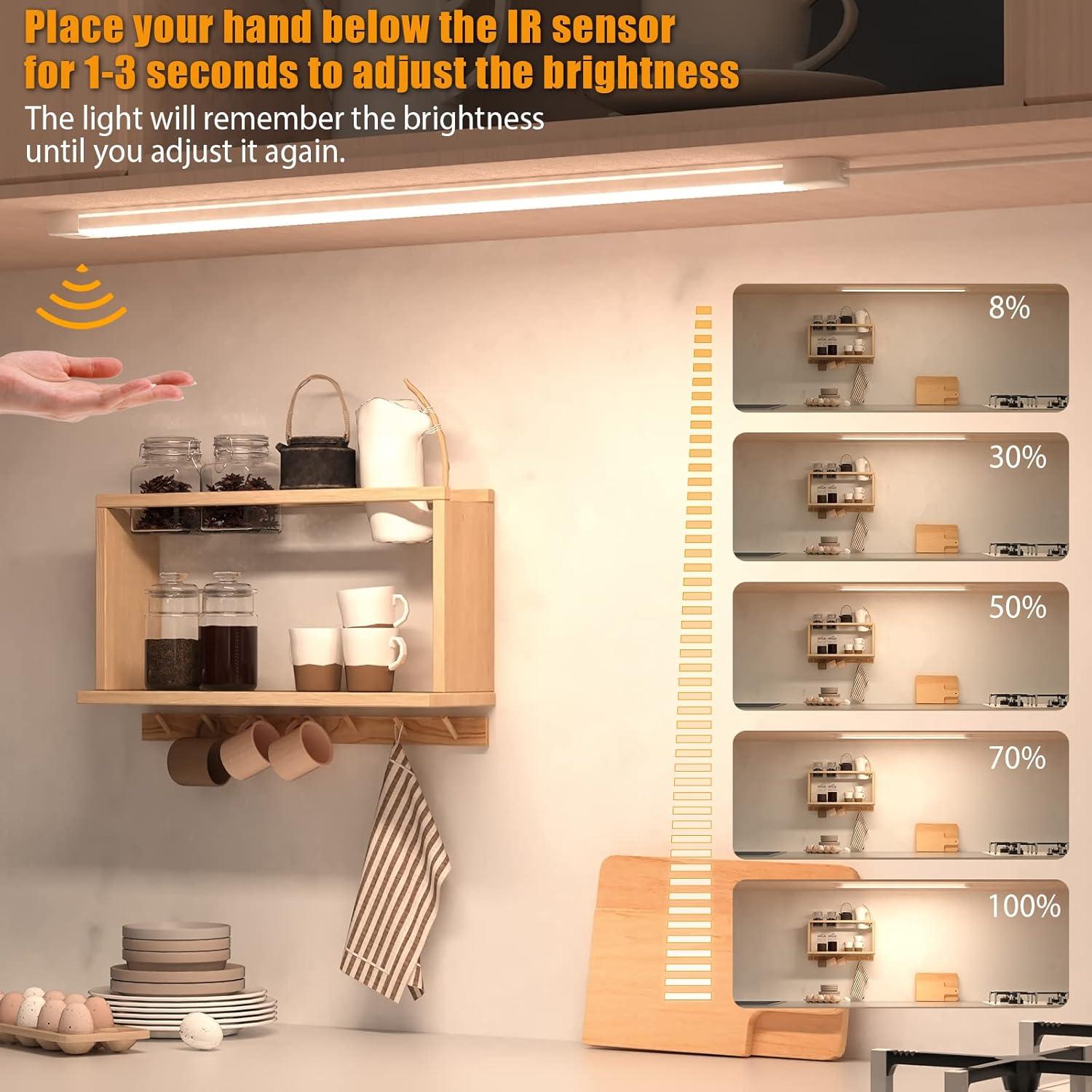 Luz Bajo Gabinete MYPLUS 40.64 cm LED 3000K Regulable