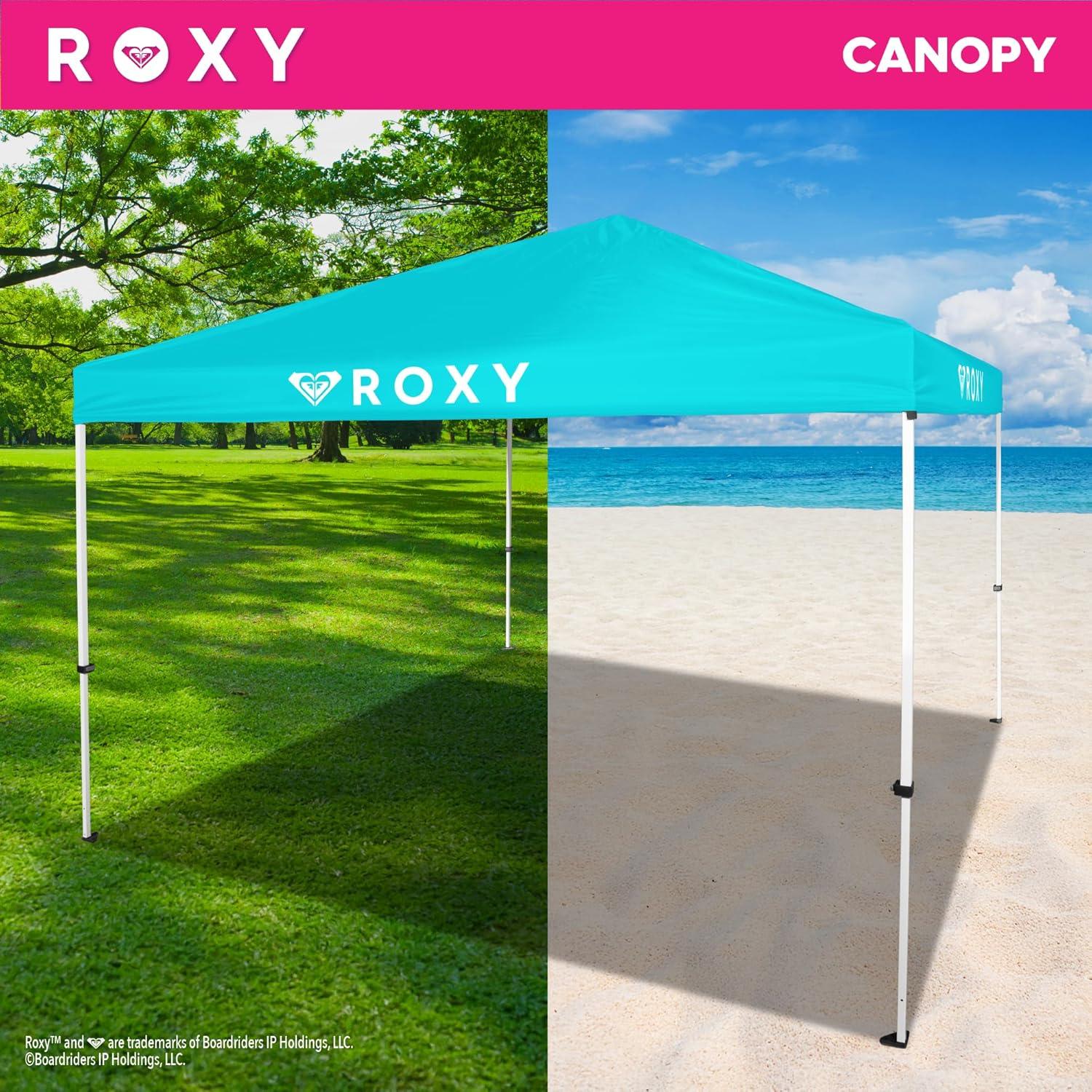 Carpa Plegable Roxy 10x10 UPF 50+ Verde Azulado Resistente