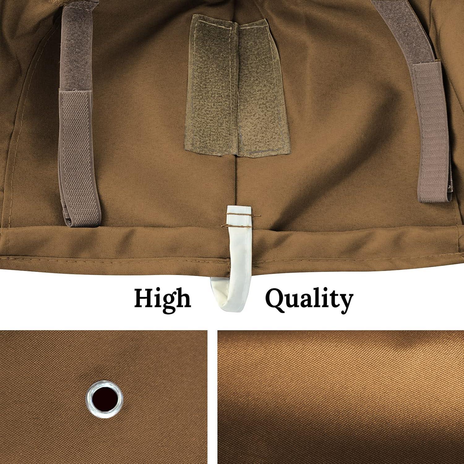 Cubierta de Reemplazo para Gazebo YardGrow 10x15 ft Marrón