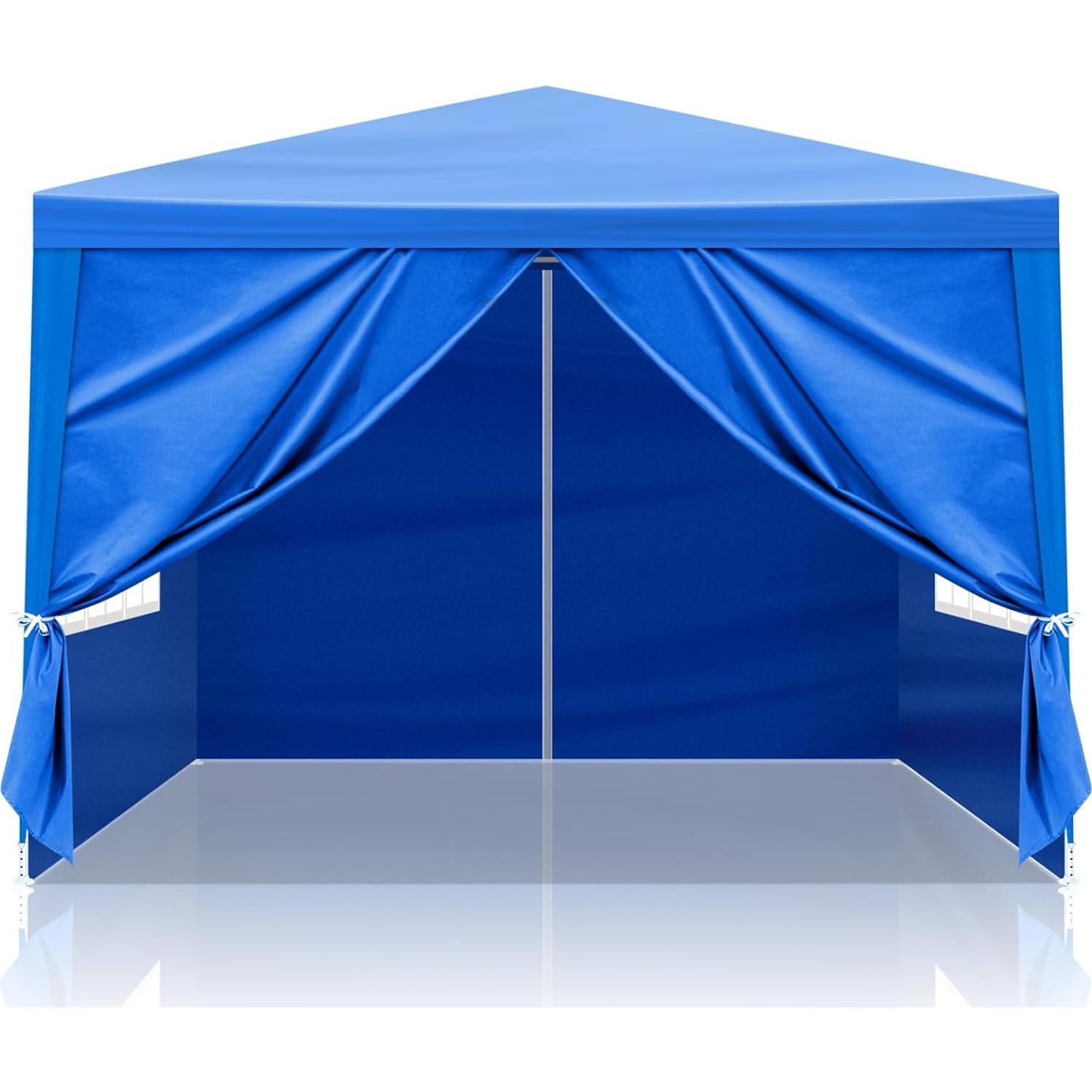 Carpa de Fiesta UDeuxff 10x10m Impermeable con 4 Paredes