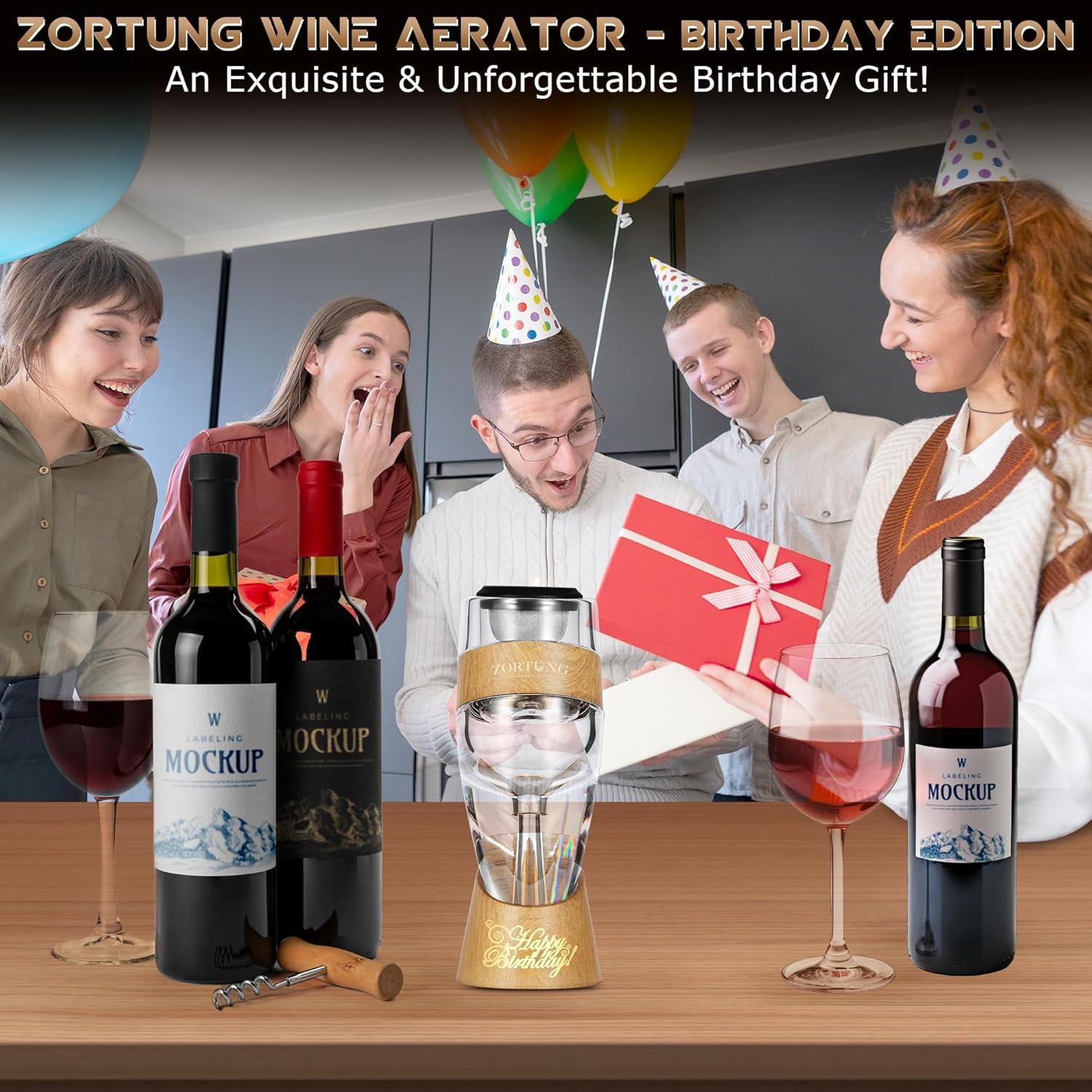 Aguijón de Vino Premium ZORTUNG - Edición Cumpleaños
