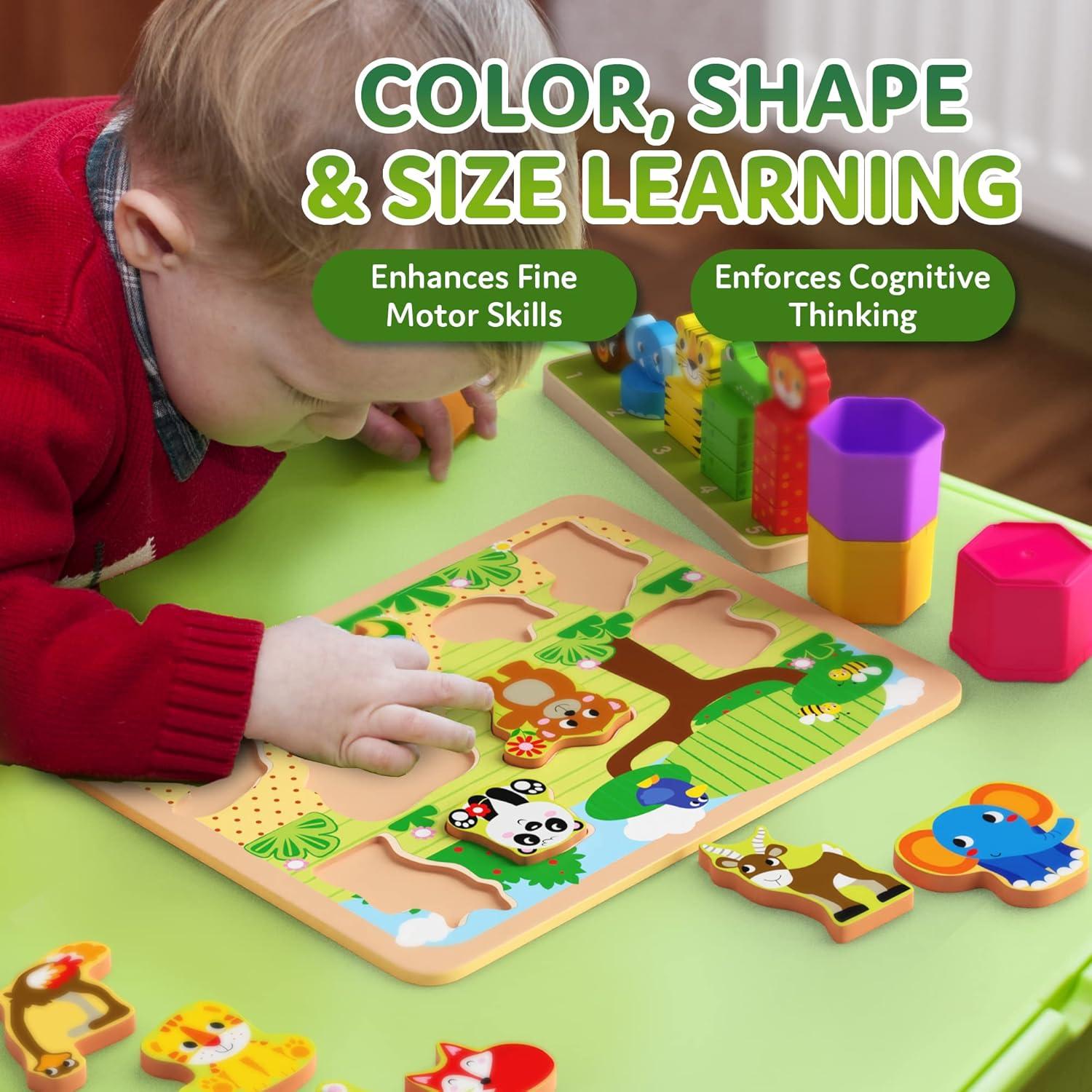 Juguetes de Aprendizaje CoolToys Apila y Clasifica - 30 Piezas