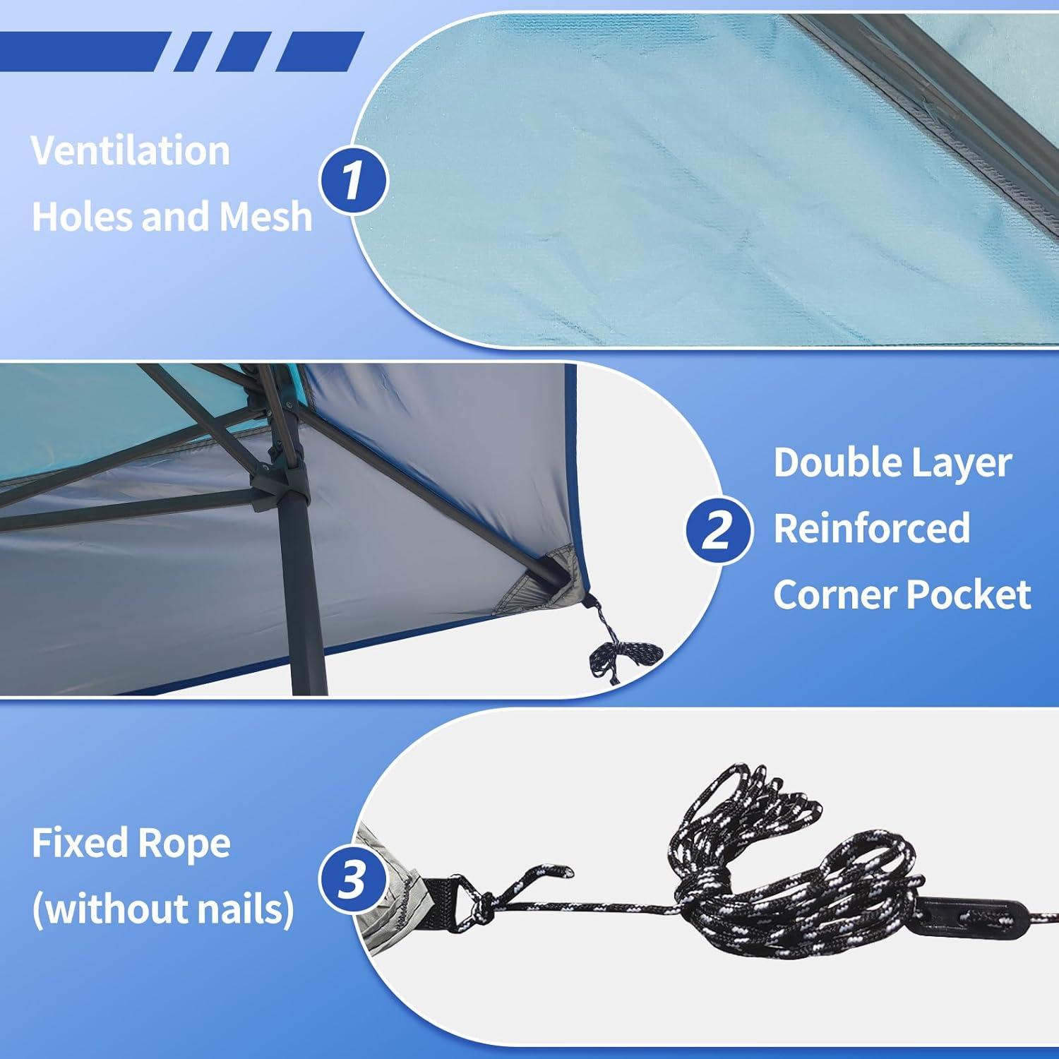 Cubierta de Reemplazo Toldos 13x13 SHADCANOVA Oxford 300D