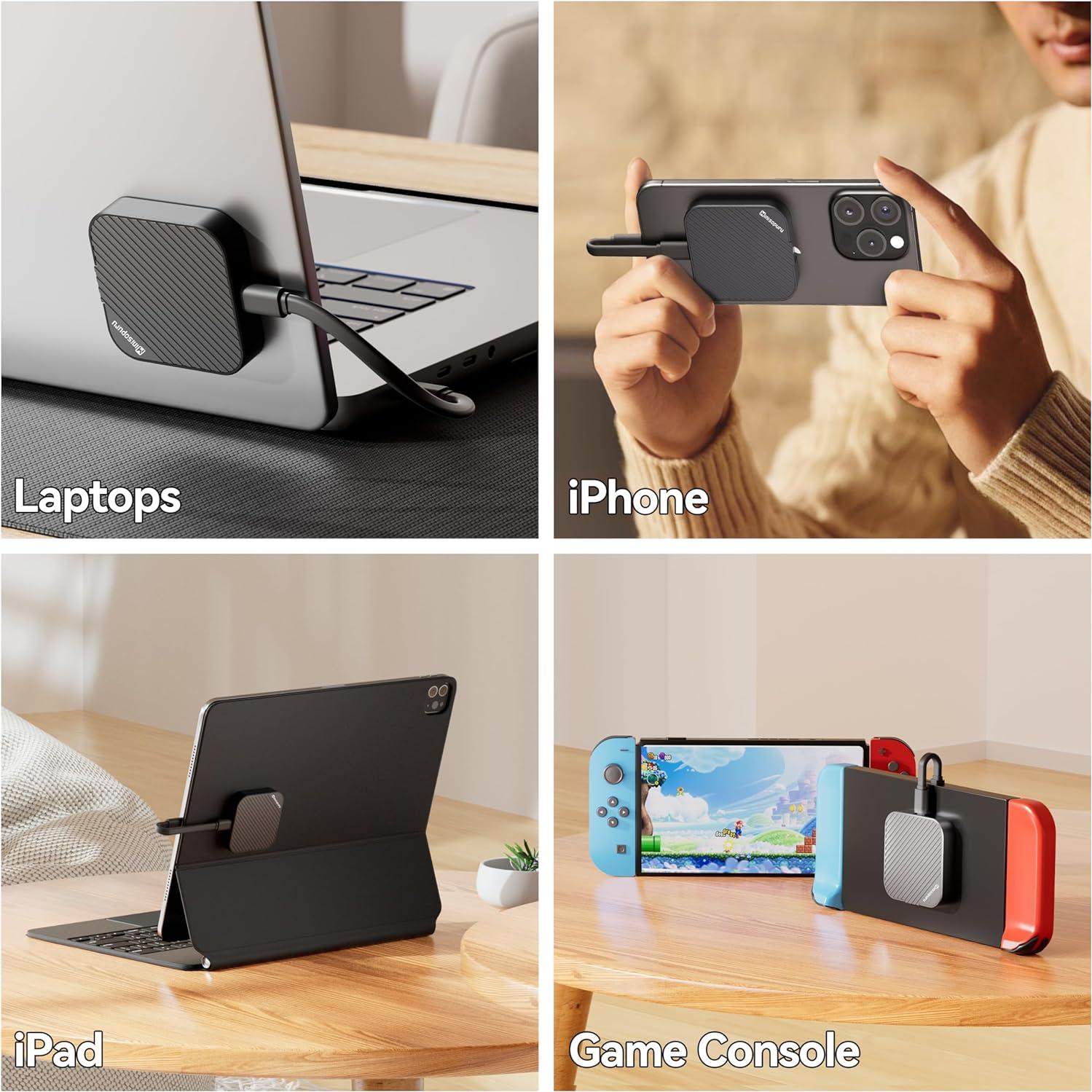 Caja SSD NVMe M.2 2230 Minisopuru Magnética 2TB USB C