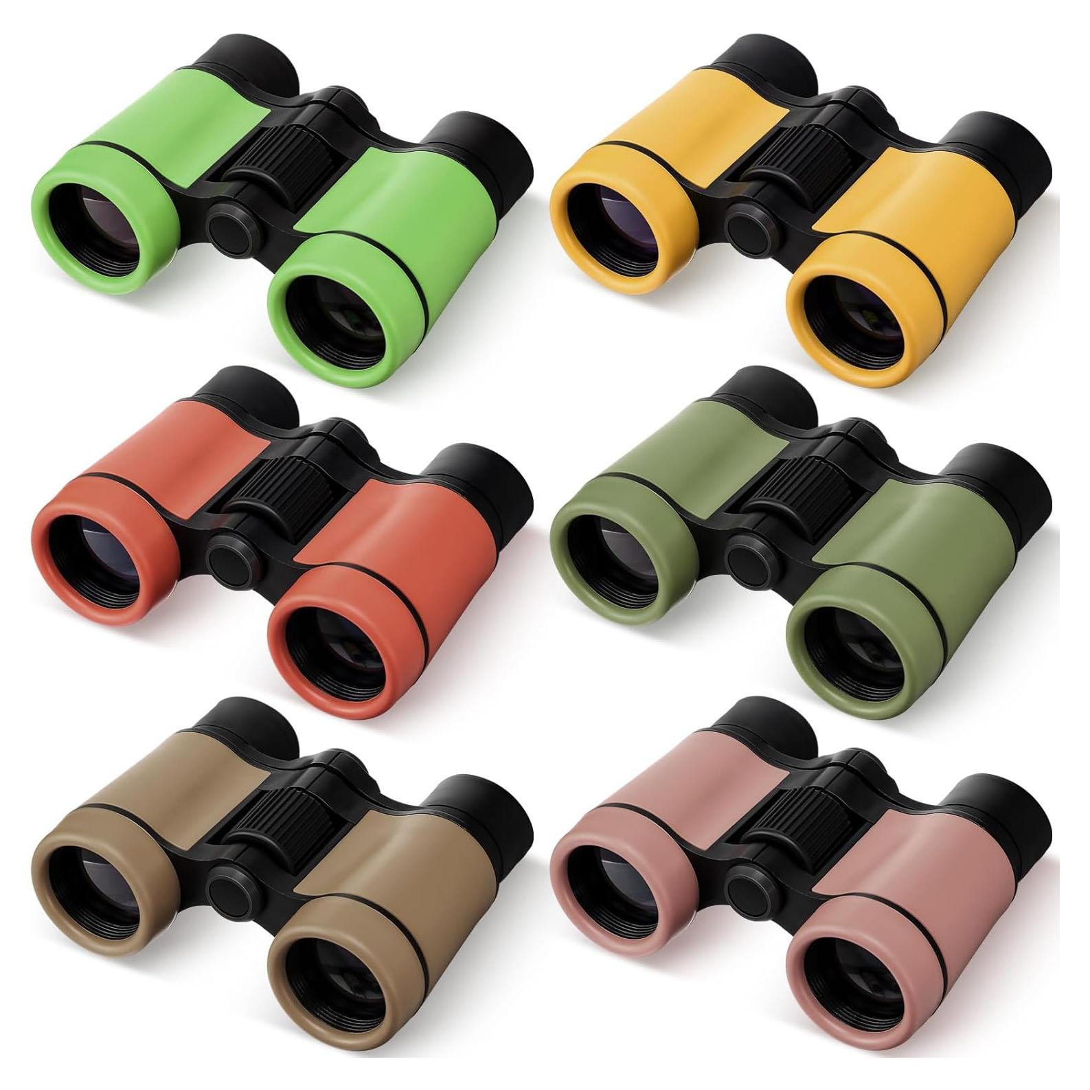 Paquete de 6 Binoculares Compactos Foilswirl para Niños