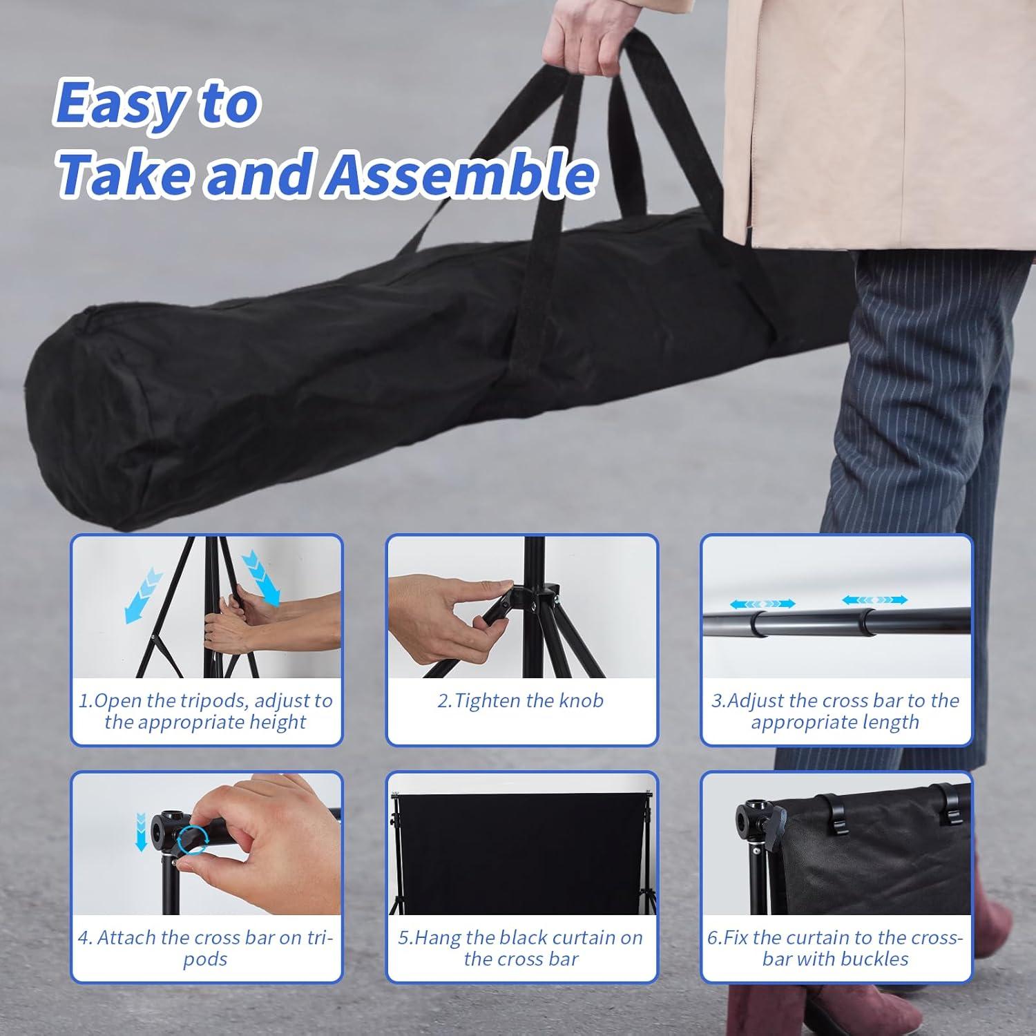 Escenario de Títeres Niyanghome Ajustable 2.5 kg con Cortina